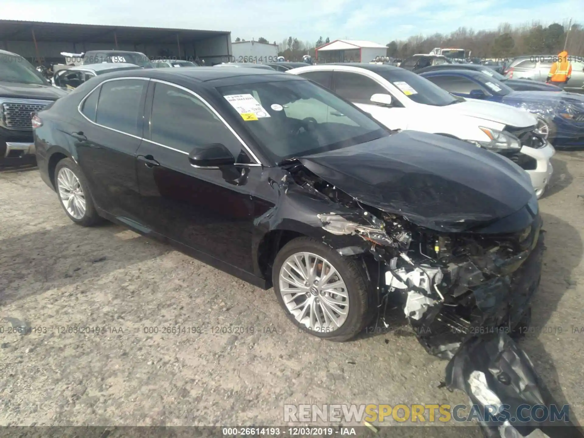 1 Photograph of a damaged car 4T1B11HK4KU784532 TOYOTA CAMRY 2019