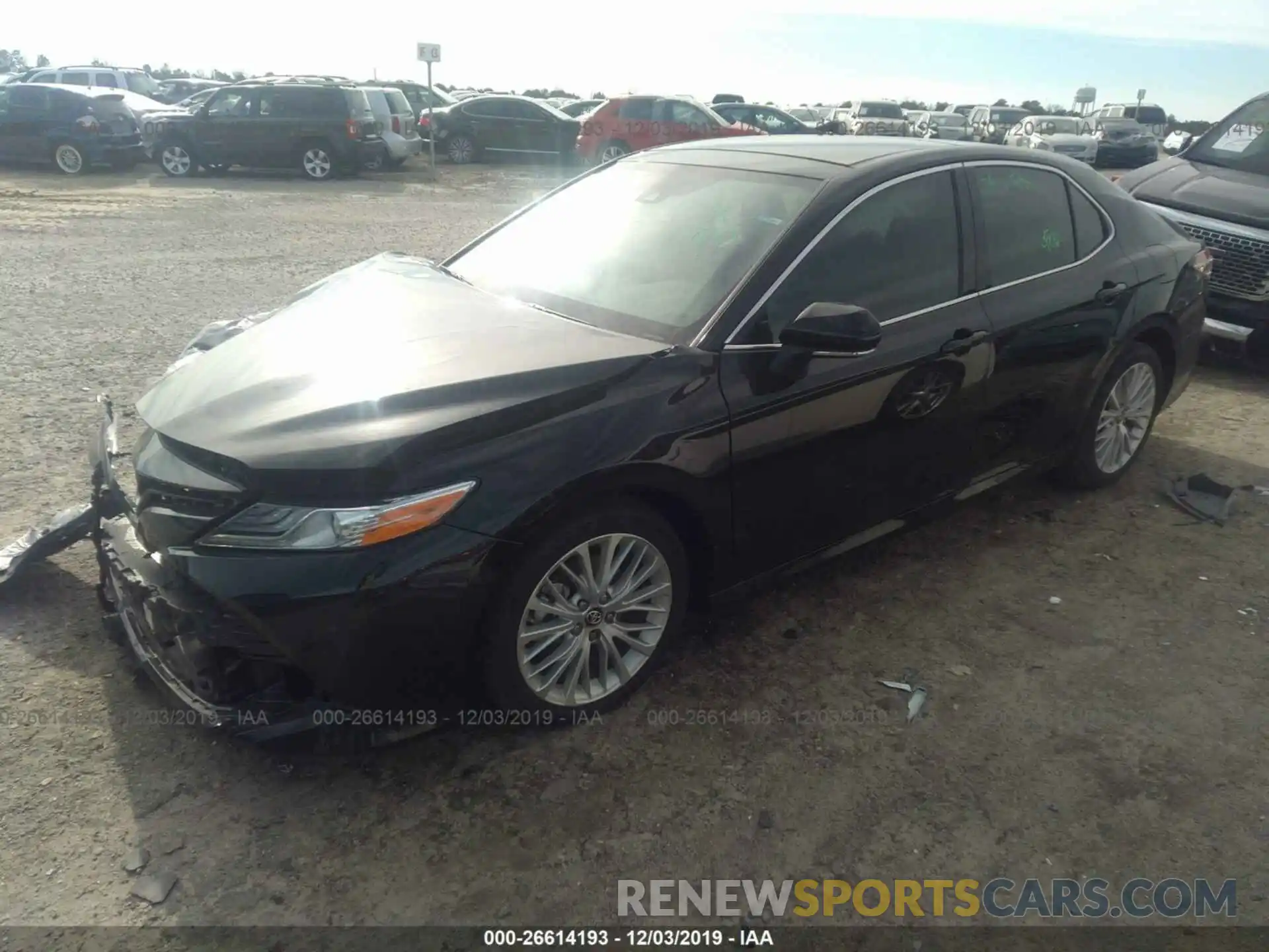 2 Photograph of a damaged car 4T1B11HK4KU784532 TOYOTA CAMRY 2019