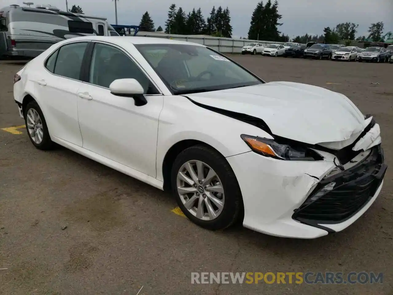 1 Photograph of a damaged car 4T1B11HK4KU789570 TOYOTA CAMRY 2019