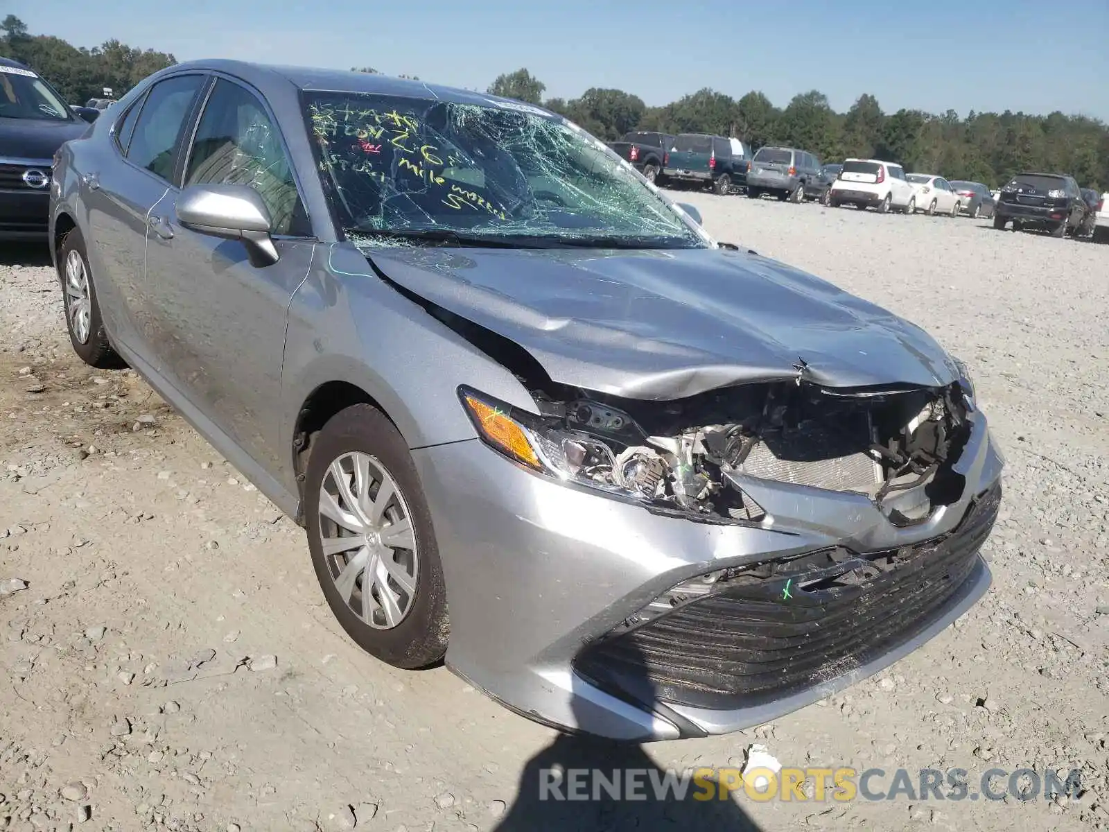 1 Photograph of a damaged car 4T1B11HK4KU791190 TOYOTA CAMRY 2019