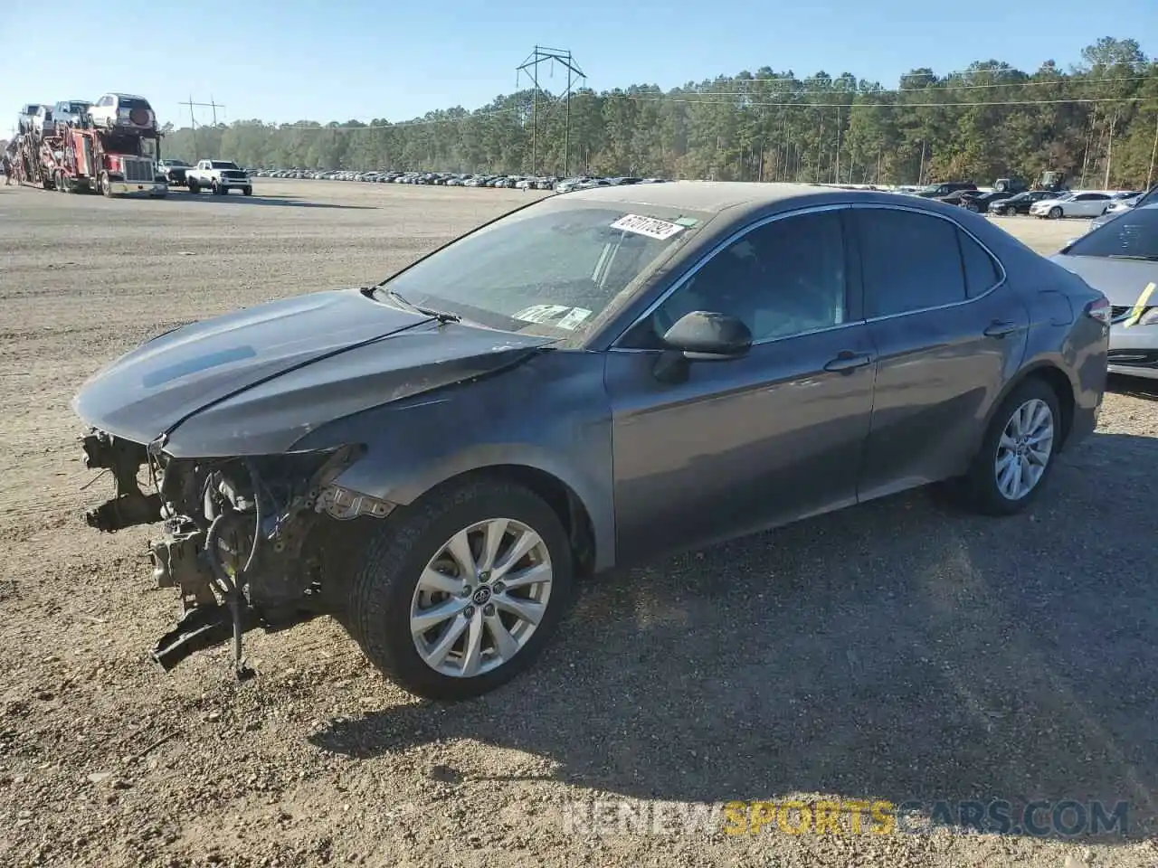 1 Photograph of a damaged car 4T1B11HK4KU792291 TOYOTA CAMRY 2019