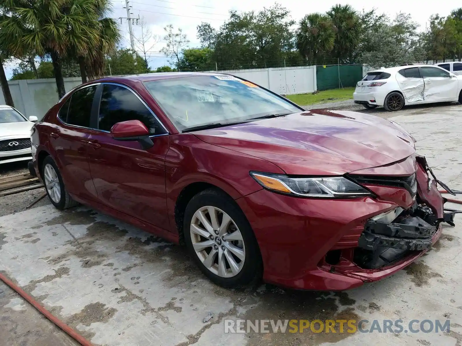 1 Photograph of a damaged car 4T1B11HK4KU792758 TOYOTA CAMRY 2019