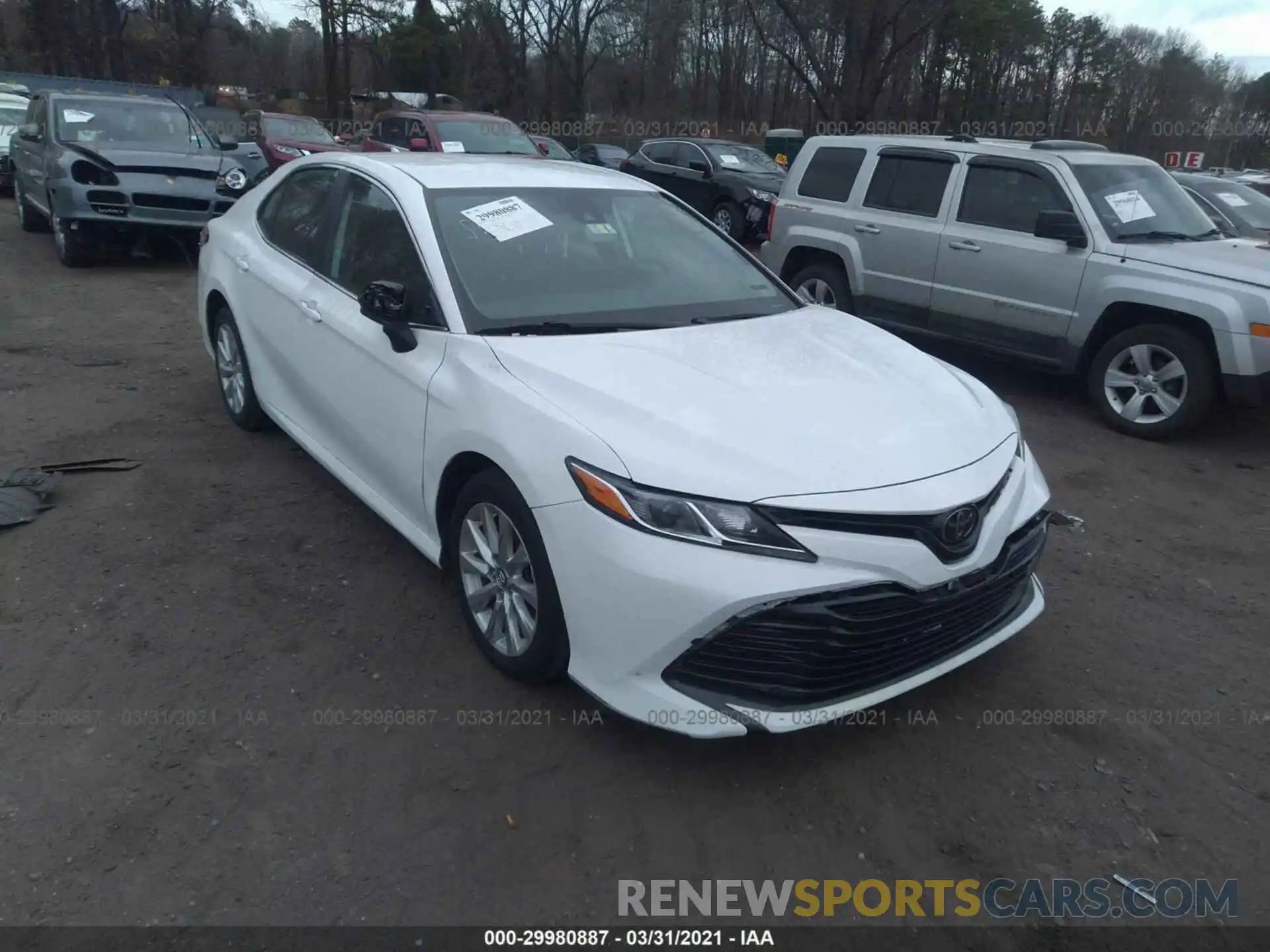 1 Photograph of a damaged car 4T1B11HK4KU794493 TOYOTA CAMRY 2019