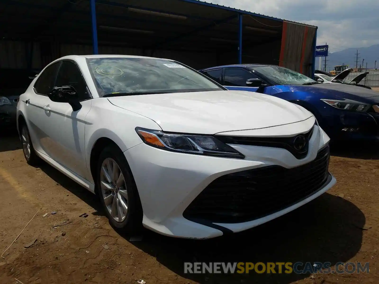 1 Photograph of a damaged car 4T1B11HK4KU812328 TOYOTA CAMRY 2019