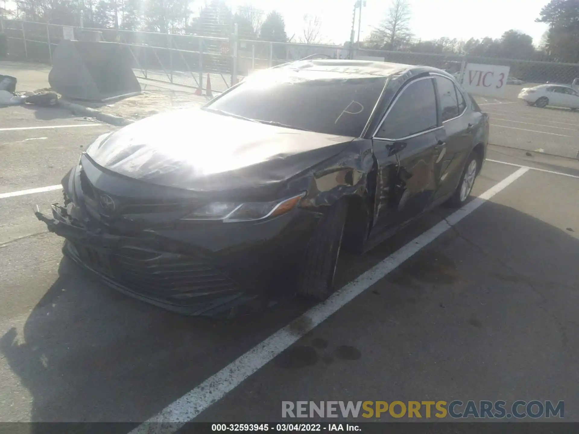 2 Photograph of a damaged car 4T1B11HK4KU824706 TOYOTA CAMRY 2019