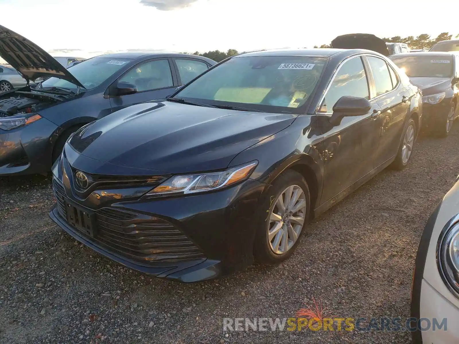 2 Photograph of a damaged car 4T1B11HK4KU832031 TOYOTA CAMRY 2019