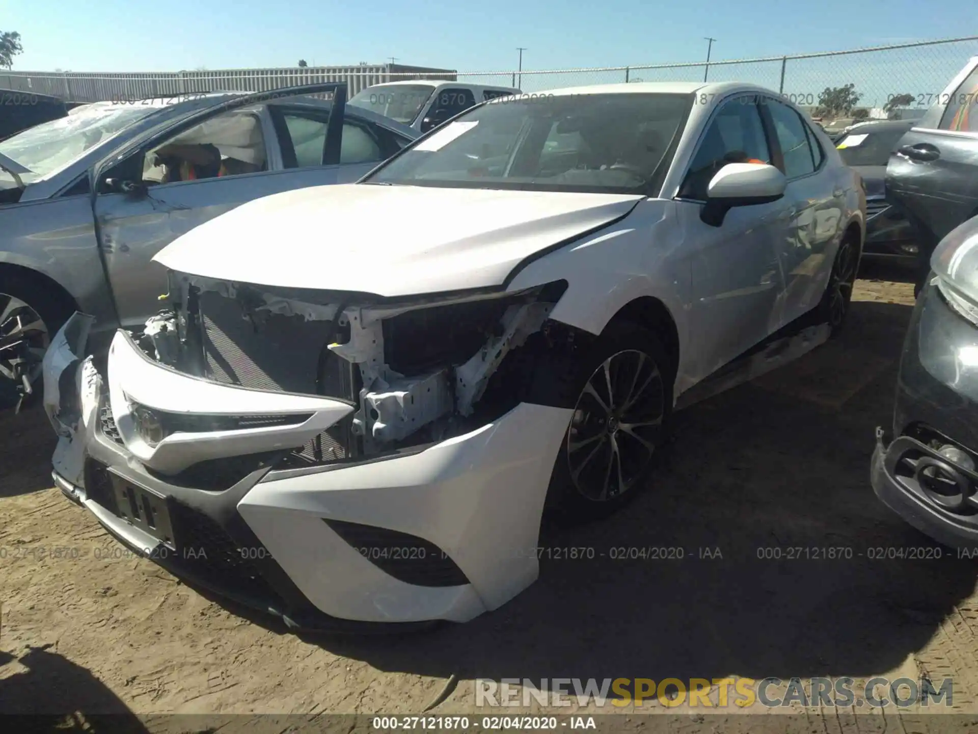 2 Photograph of a damaged car 4T1B11HK4KU835978 TOYOTA CAMRY 2019