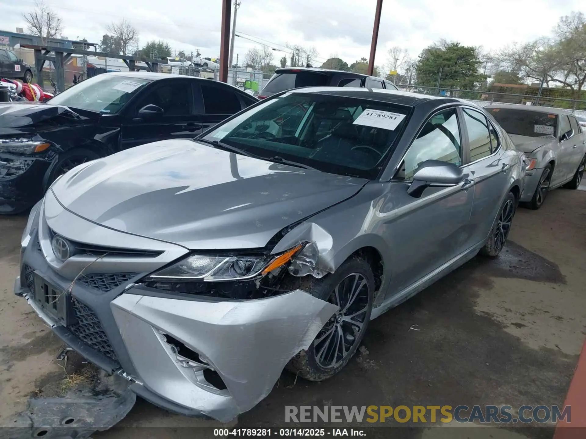 2 Photograph of a damaged car 4T1B11HK4KU839349 TOYOTA CAMRY 2019