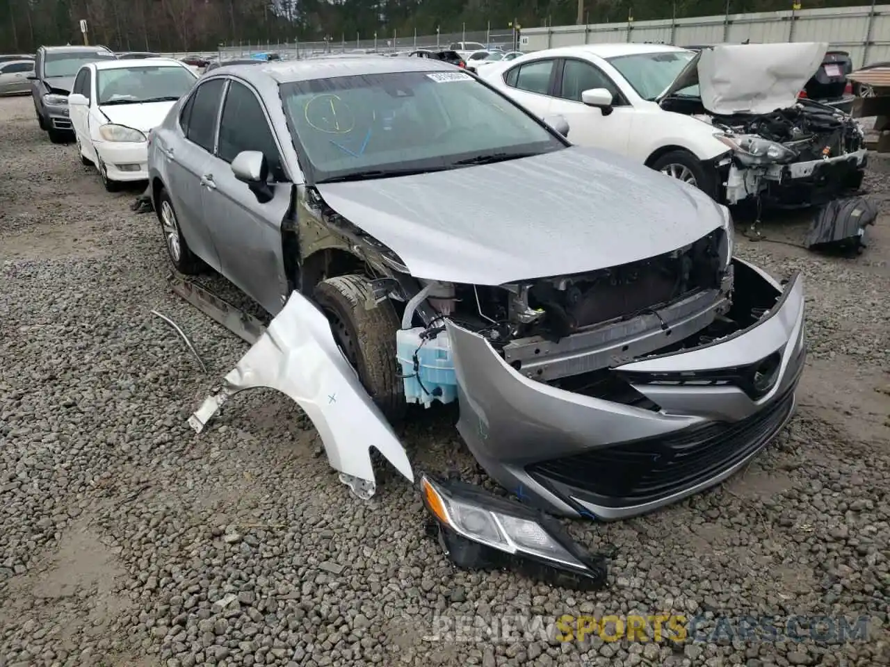 1 Photograph of a damaged car 4T1B11HK4KU841540 TOYOTA CAMRY 2019