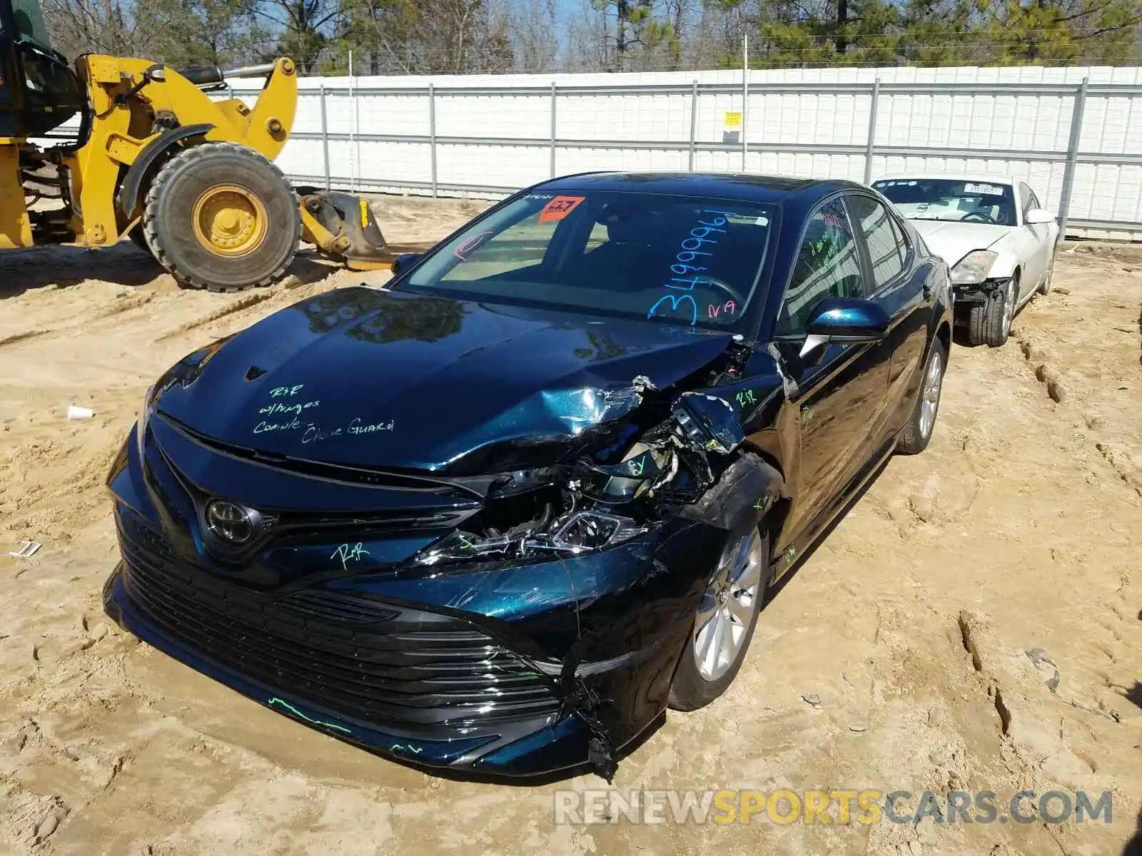 2 Photograph of a damaged car 4T1B11HK4KU842154 TOYOTA CAMRY 2019