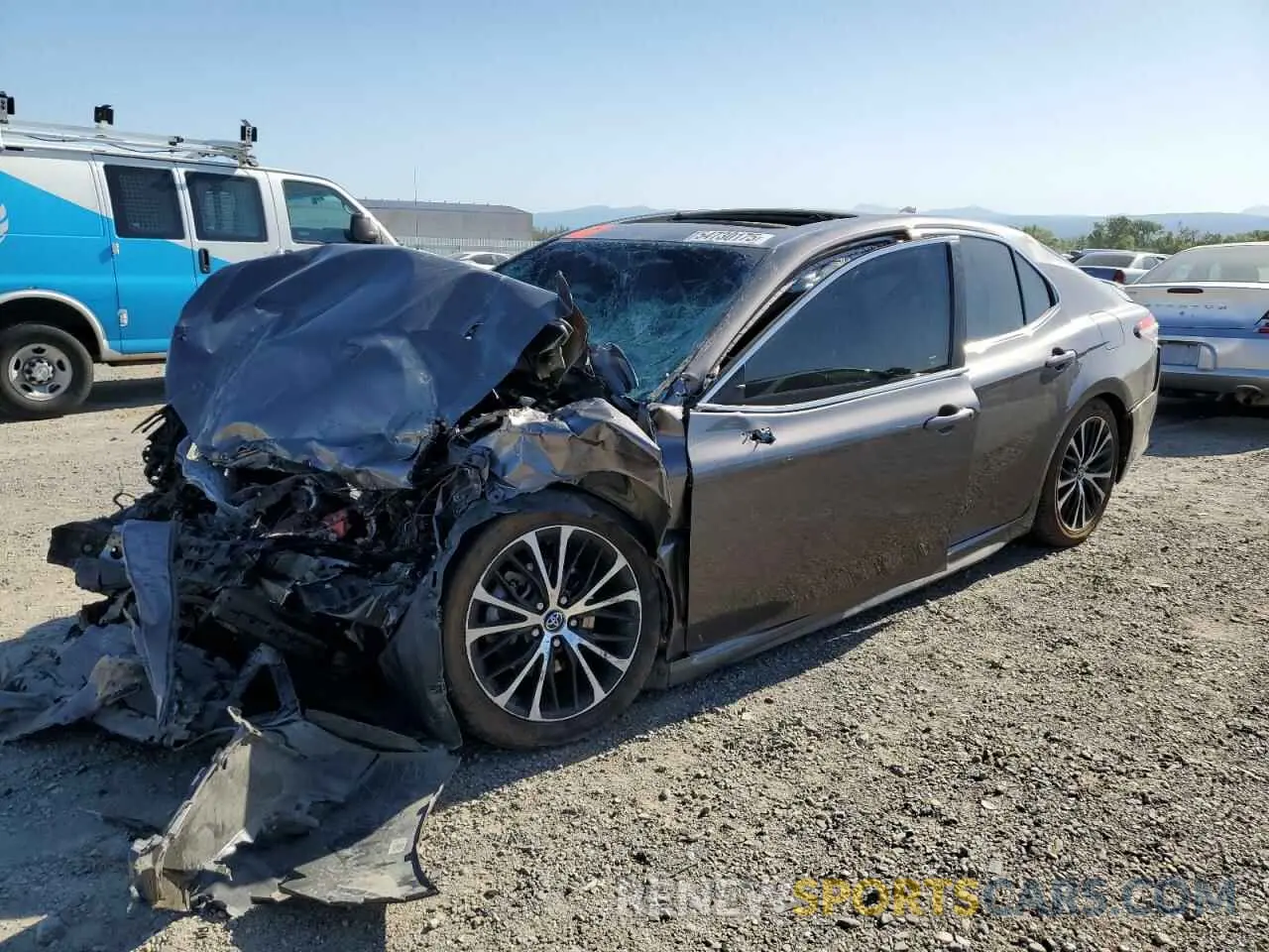 1 Photograph of a damaged car 4T1B11HK4KU842588 TOYOTA CAMRY 2019