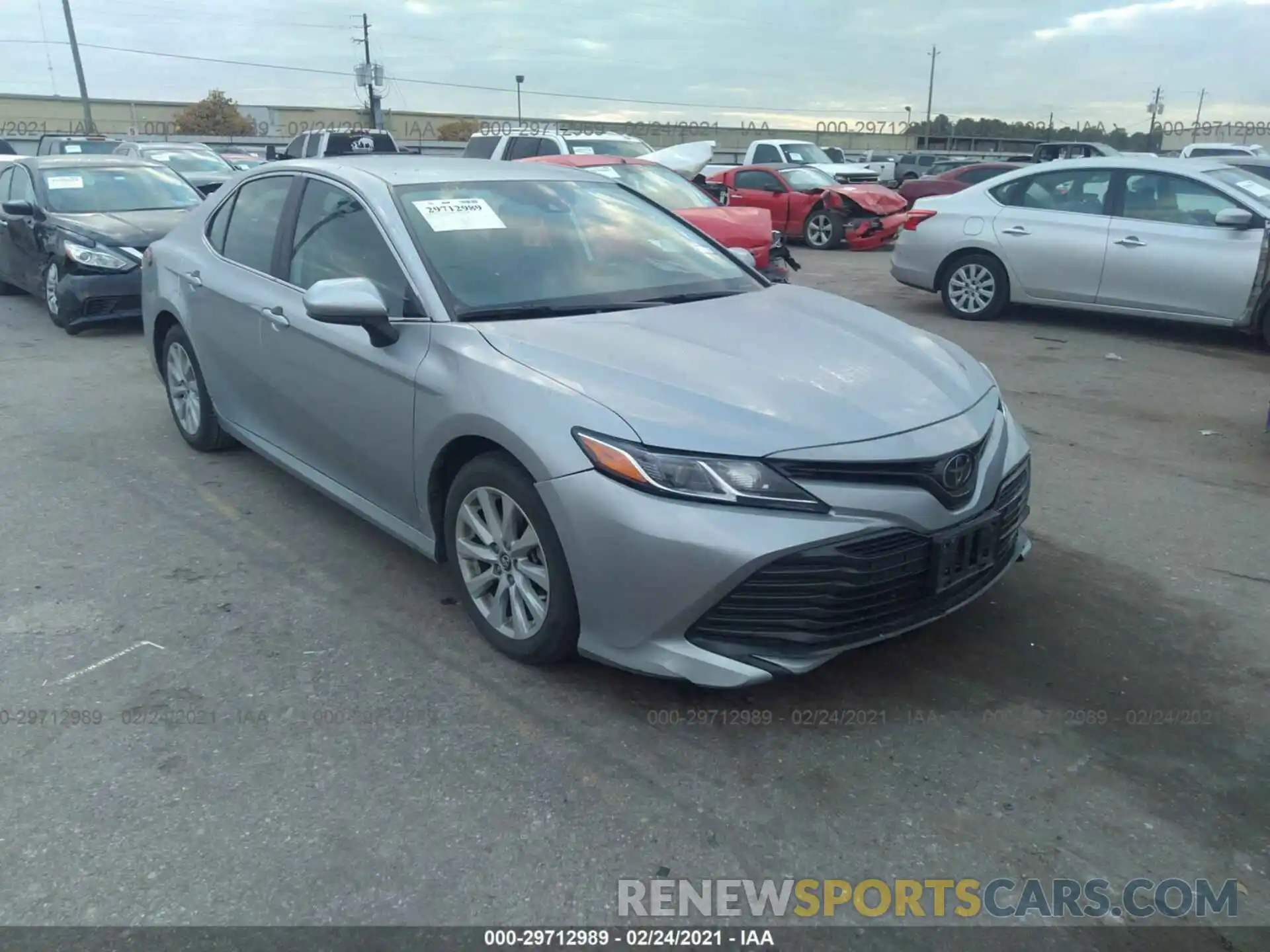 1 Photograph of a damaged car 4T1B11HK4KU852246 TOYOTA CAMRY 2019