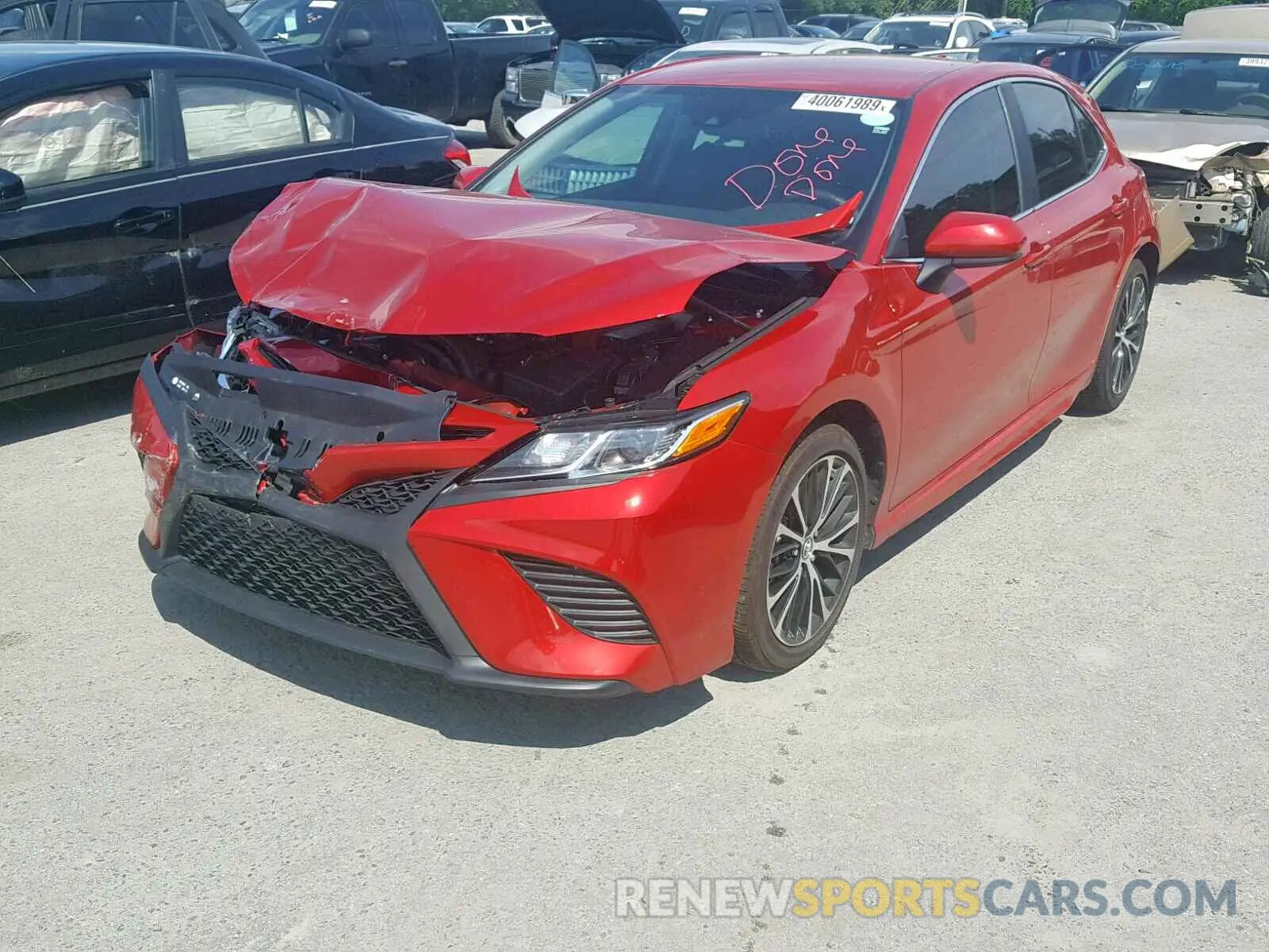 2 Photograph of a damaged car 4T1B11HK5KU168774 TOYOTA CAMRY 2019