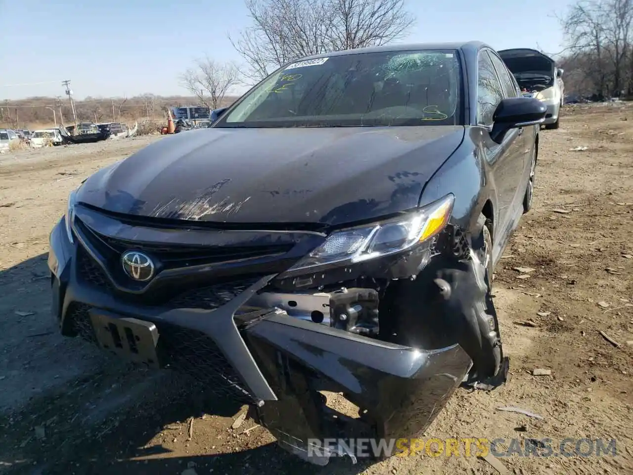 2 Photograph of a damaged car 4T1B11HK5KU173666 TOYOTA CAMRY 2019