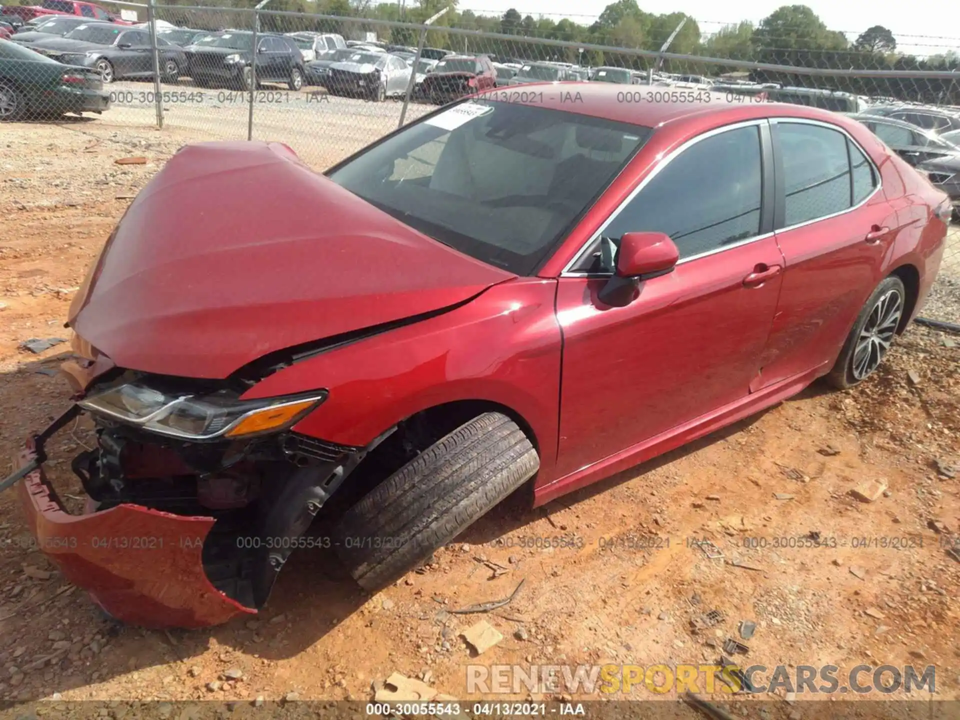 2 Photograph of a damaged car 4T1B11HK5KU175952 TOYOTA CAMRY 2019