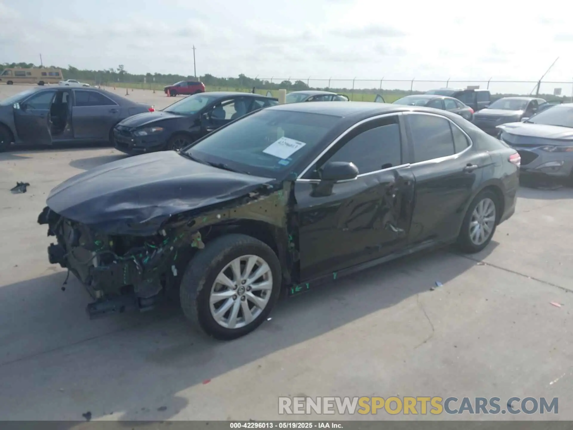2 Photograph of a damaged car 4T1B11HK5KU177832 TOYOTA CAMRY 2019