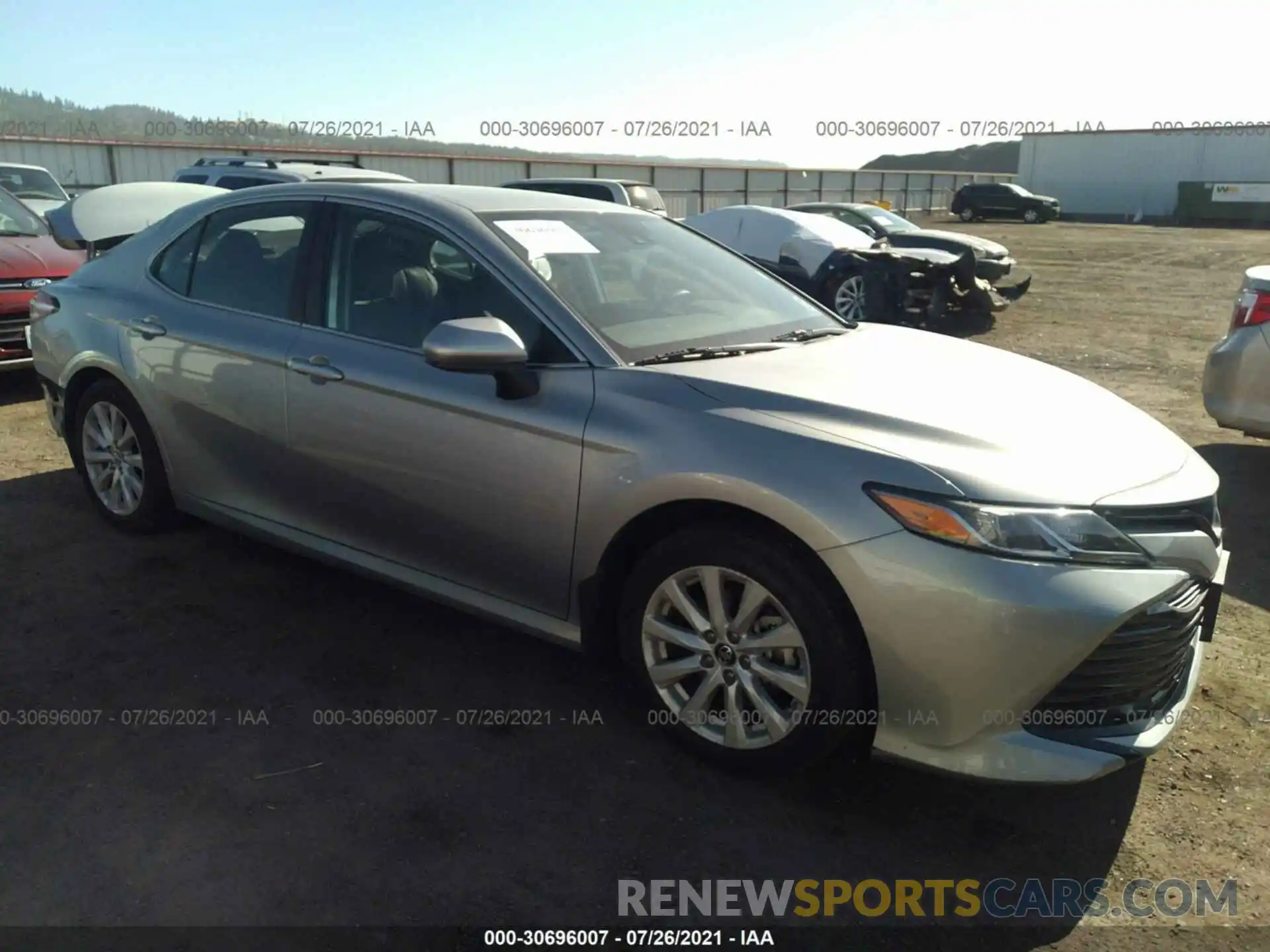 1 Photograph of a damaged car 4T1B11HK5KU178804 TOYOTA CAMRY 2019