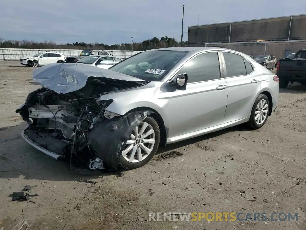 1 Photograph of a damaged car 4T1B11HK5KU182934 TOYOTA CAMRY 2019