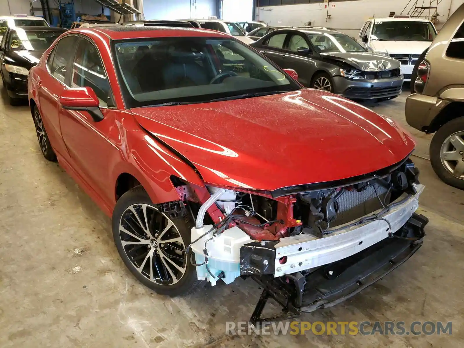 1 Photograph of a damaged car 4T1B11HK5KU183291 TOYOTA CAMRY 2019