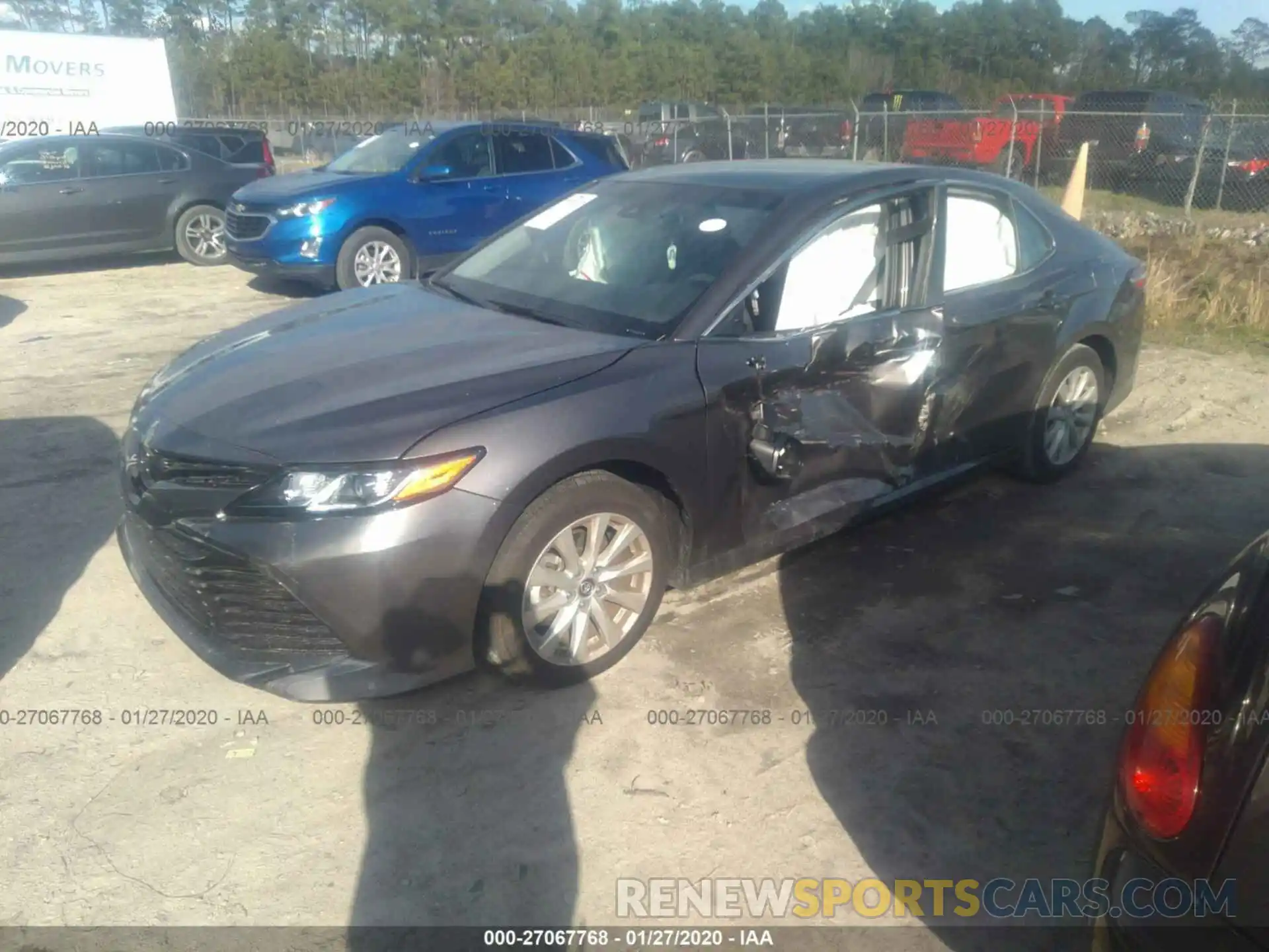 2 Photograph of a damaged car 4T1B11HK5KU184103 TOYOTA CAMRY 2019