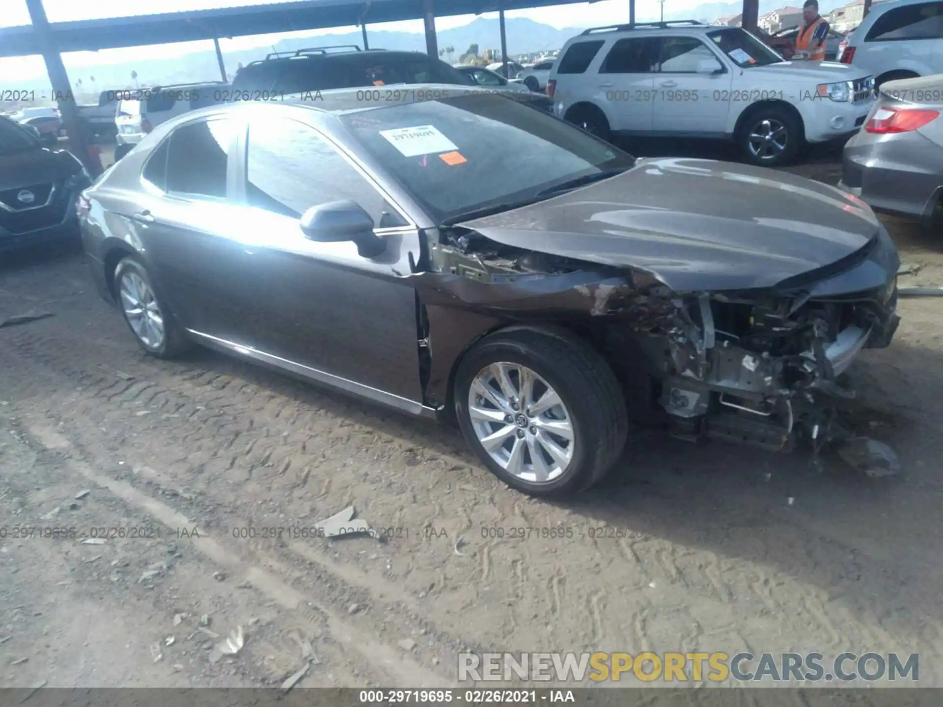 1 Photograph of a damaged car 4T1B11HK5KU199426 TOYOTA CAMRY 2019