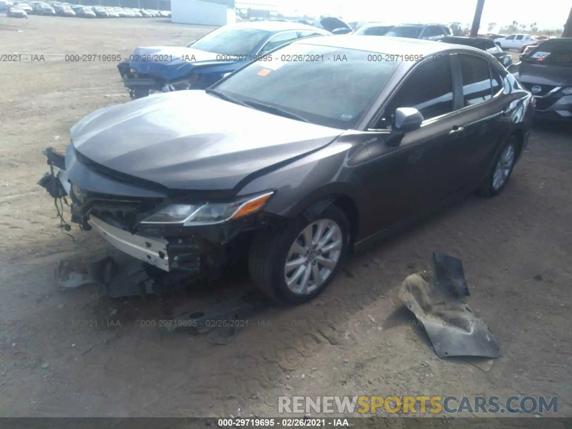 2 Photograph of a damaged car 4T1B11HK5KU199426 TOYOTA CAMRY 2019