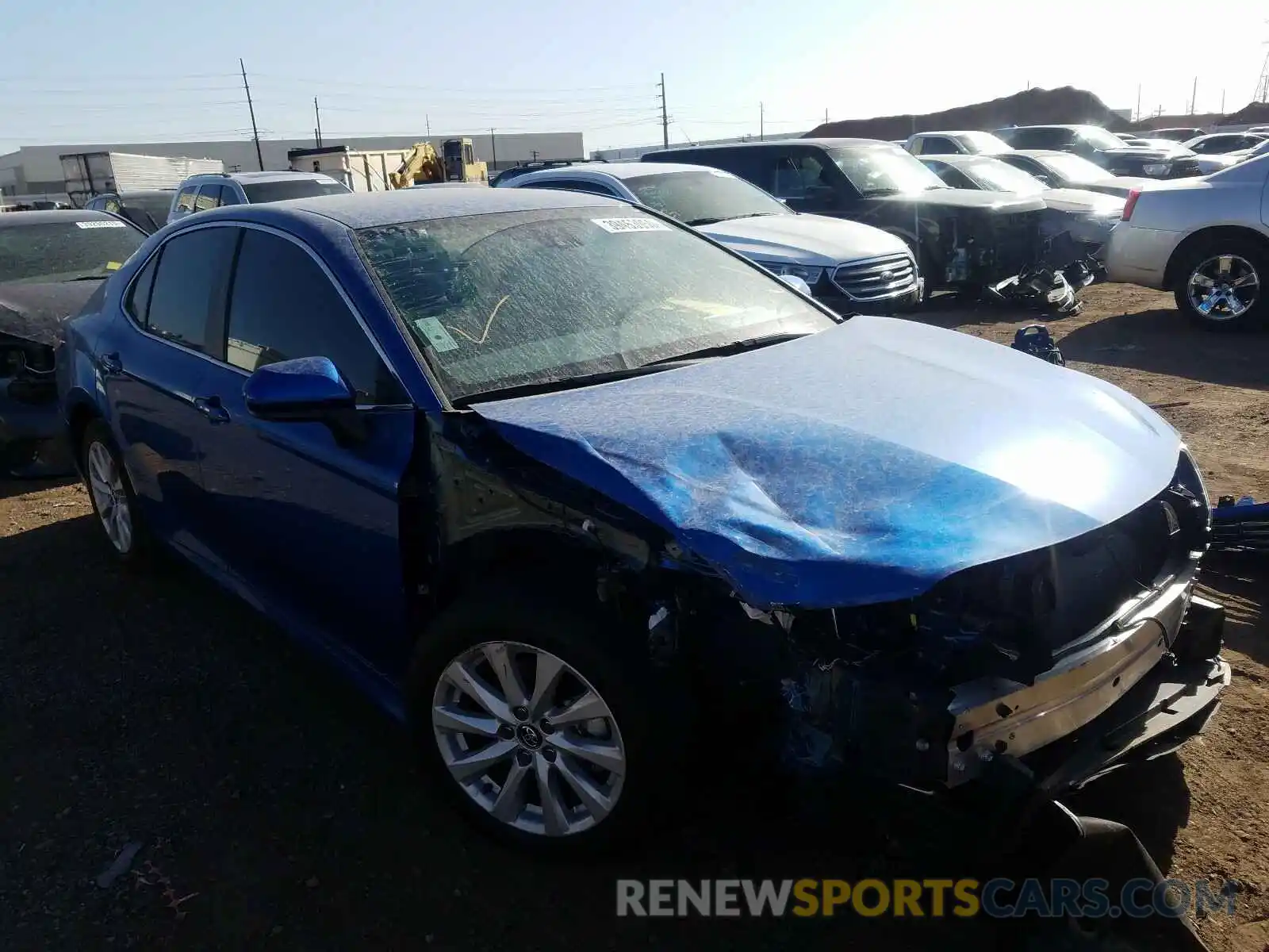 1 Photograph of a damaged car 4T1B11HK5KU199507 TOYOTA CAMRY 2019