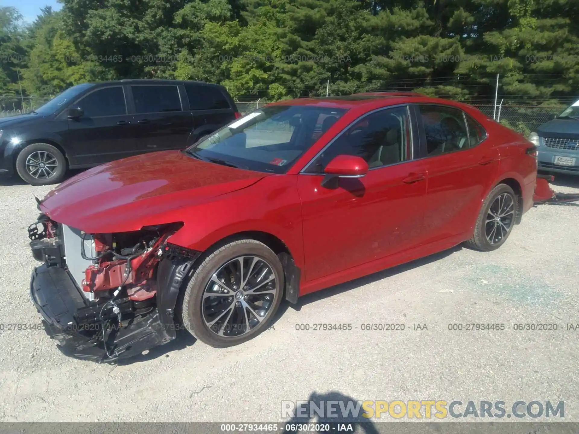 2 Photograph of a damaged car 4T1B11HK5KU205015 TOYOTA CAMRY 2019