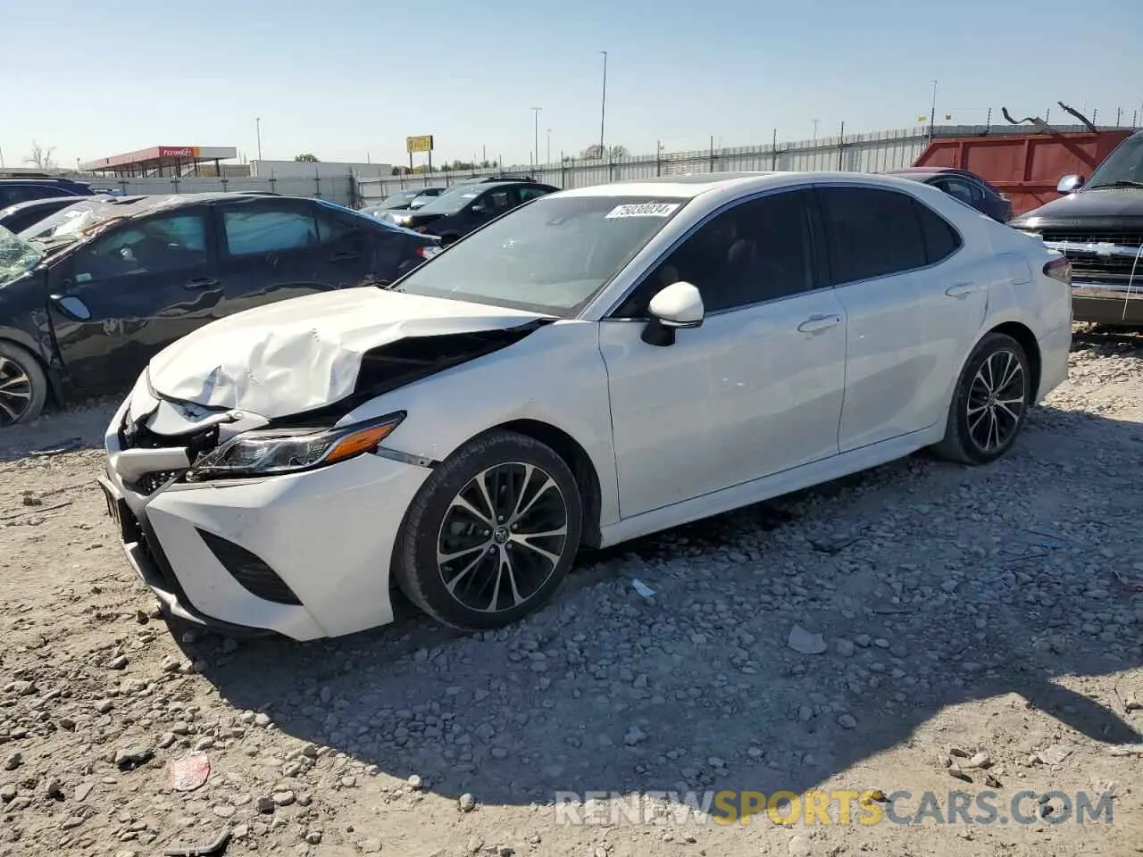 1 Photograph of a damaged car 4T1B11HK5KU206472 TOYOTA CAMRY 2019