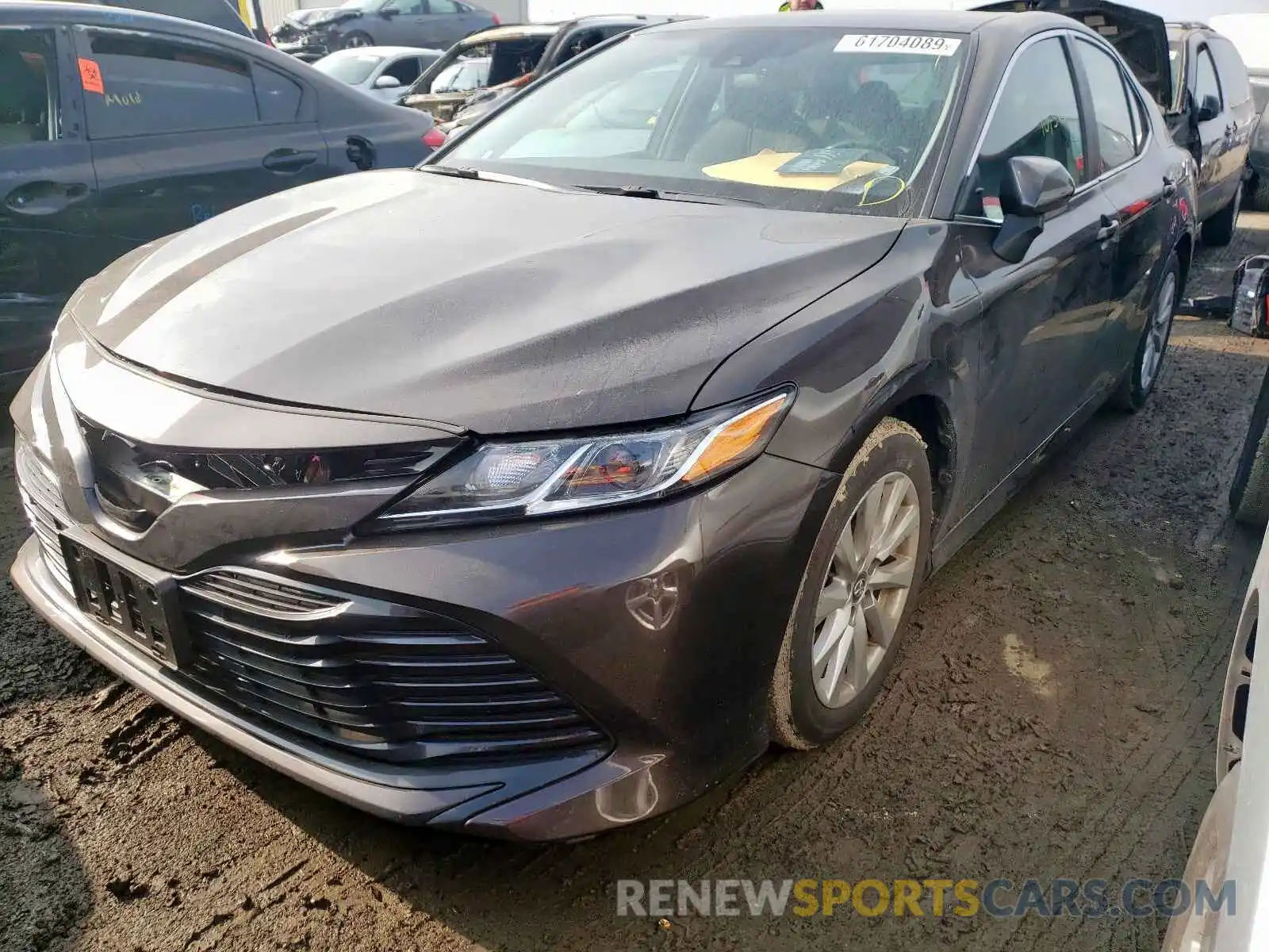 2 Photograph of a damaged car 4T1B11HK5KU212532 TOYOTA CAMRY 2019