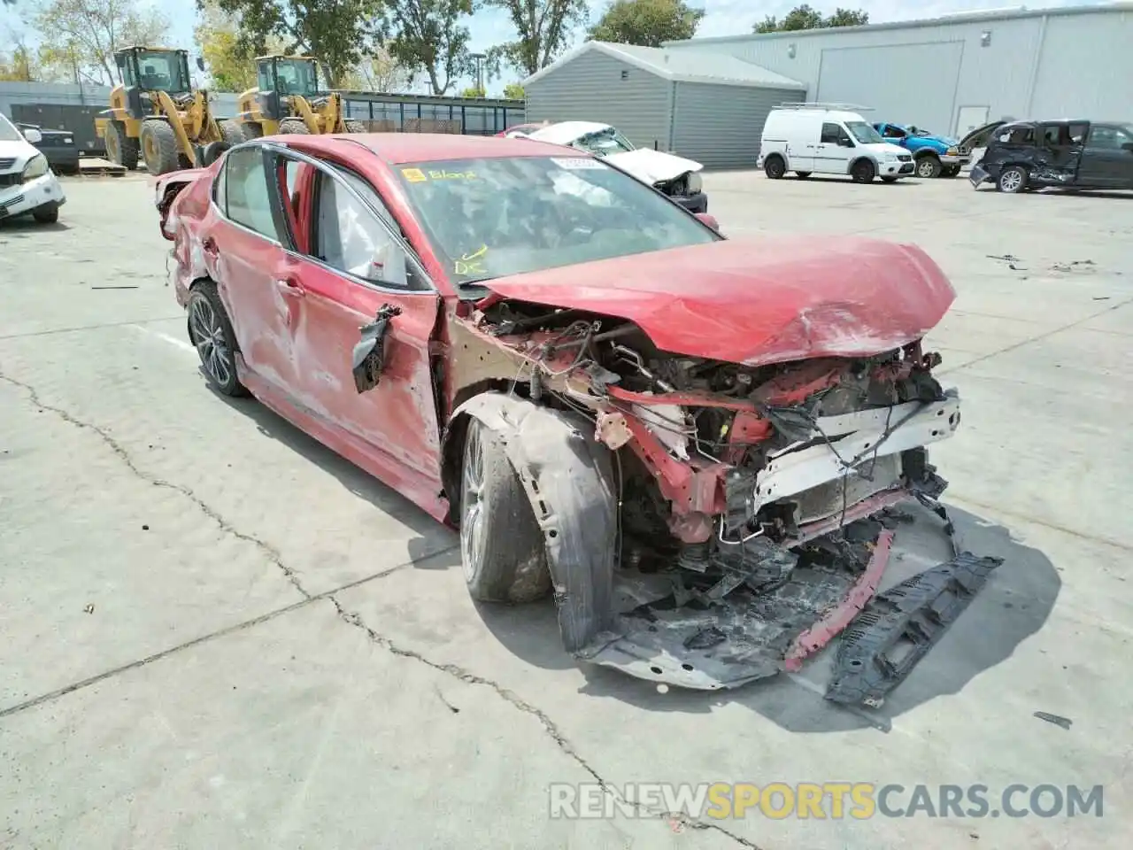 1 Photograph of a damaged car 4T1B11HK5KU228195 TOYOTA CAMRY 2019