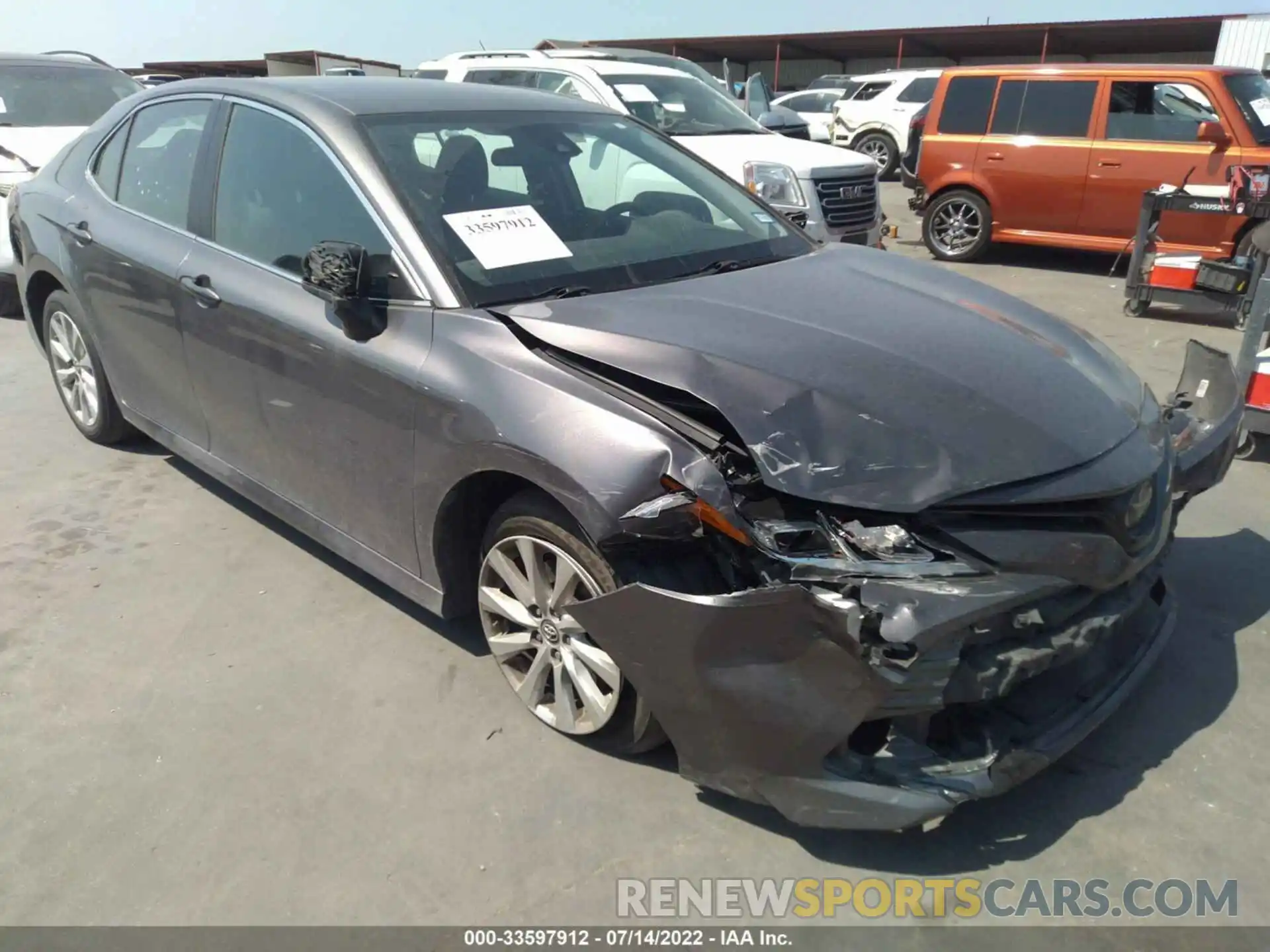 1 Photograph of a damaged car 4T1B11HK5KU229153 TOYOTA CAMRY 2019