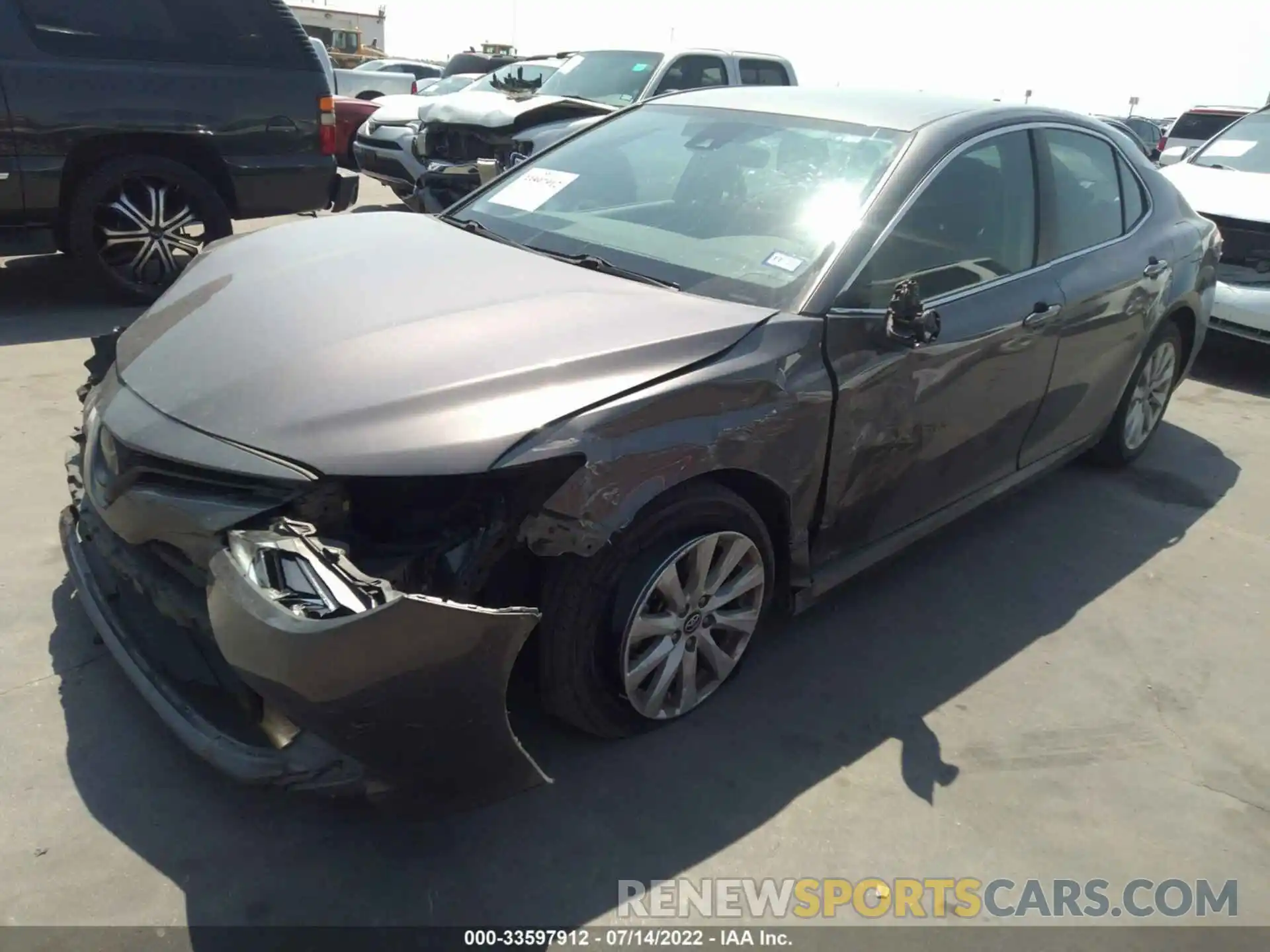 2 Photograph of a damaged car 4T1B11HK5KU229153 TOYOTA CAMRY 2019