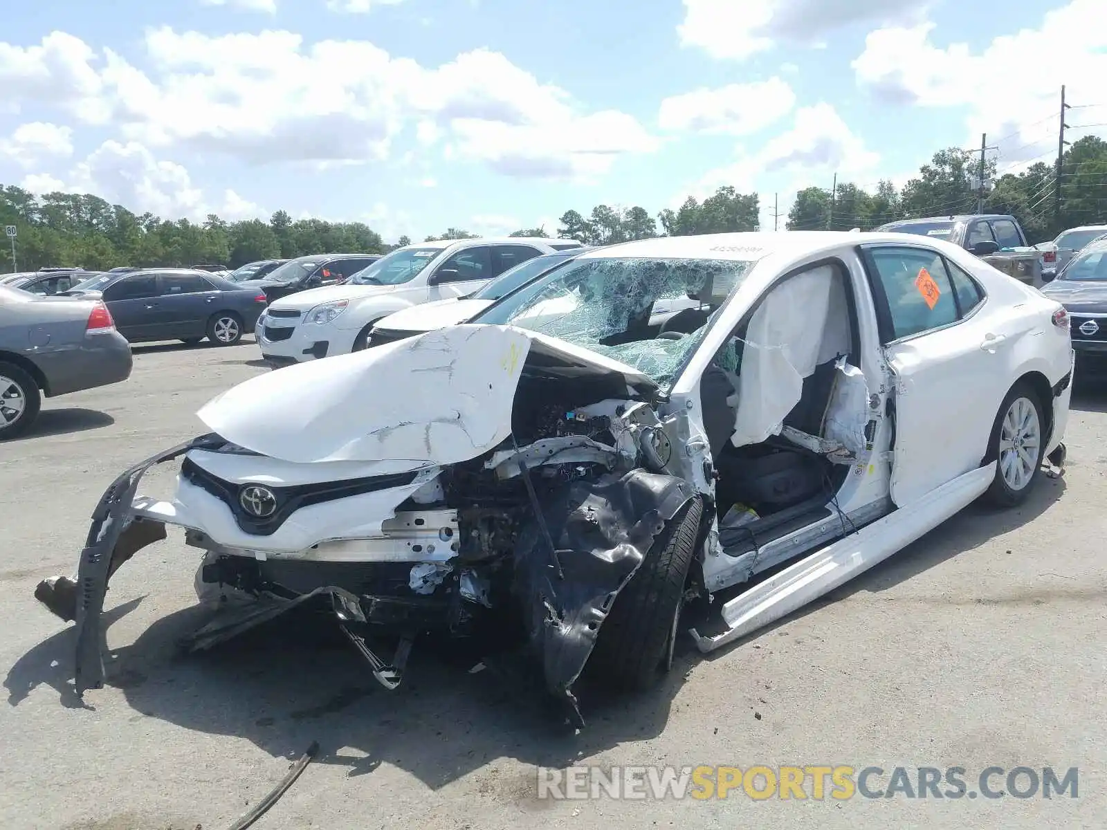 2 Photograph of a damaged car 4T1B11HK5KU232523 TOYOTA CAMRY 2019