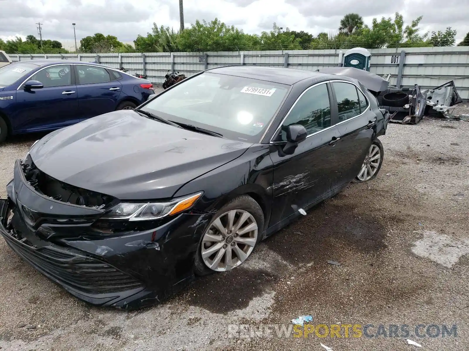 2 Photograph of a damaged car 4T1B11HK5KU238550 TOYOTA CAMRY 2019