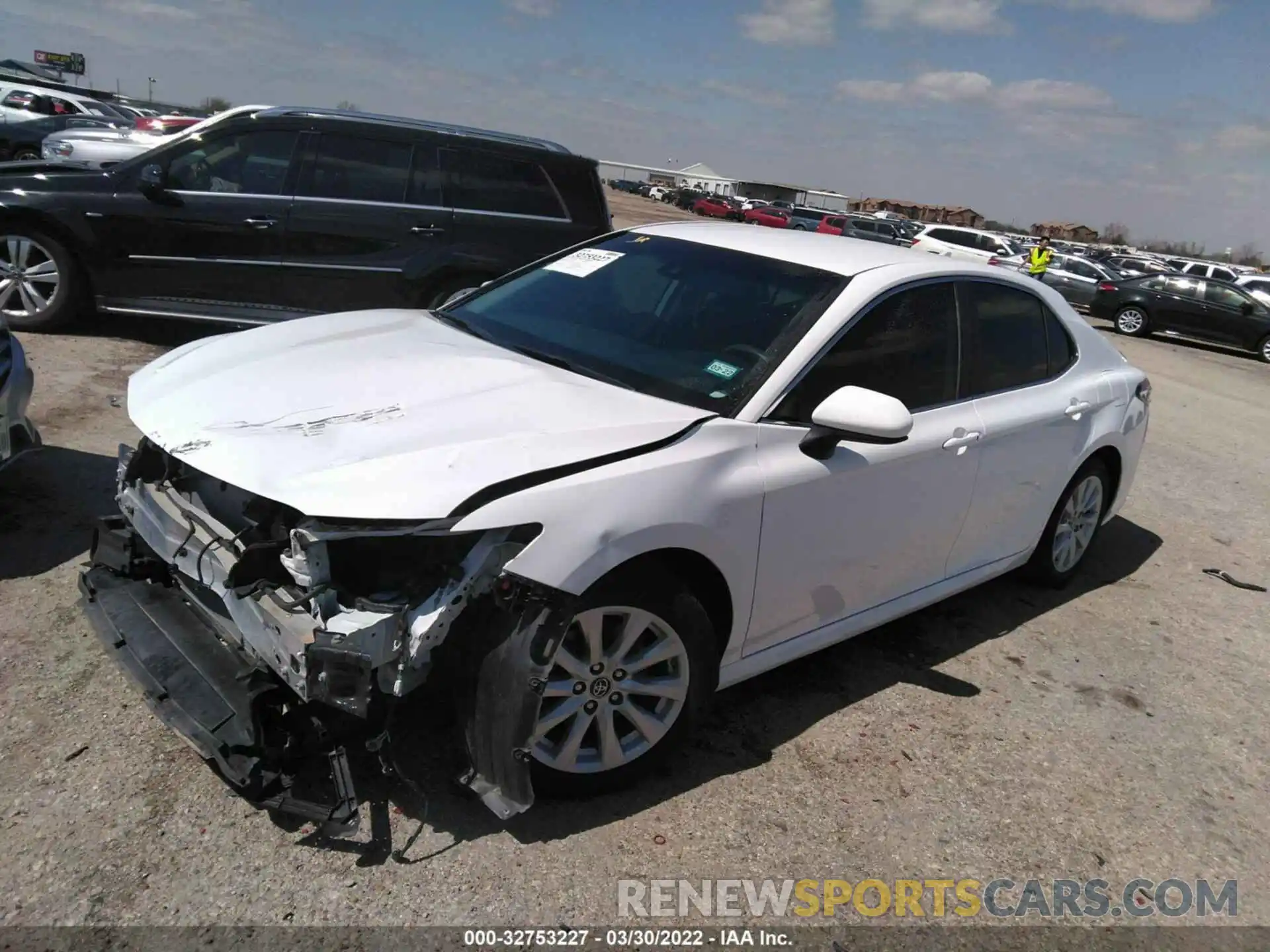 2 Photograph of a damaged car 4T1B11HK5KU241593 TOYOTA CAMRY 2019