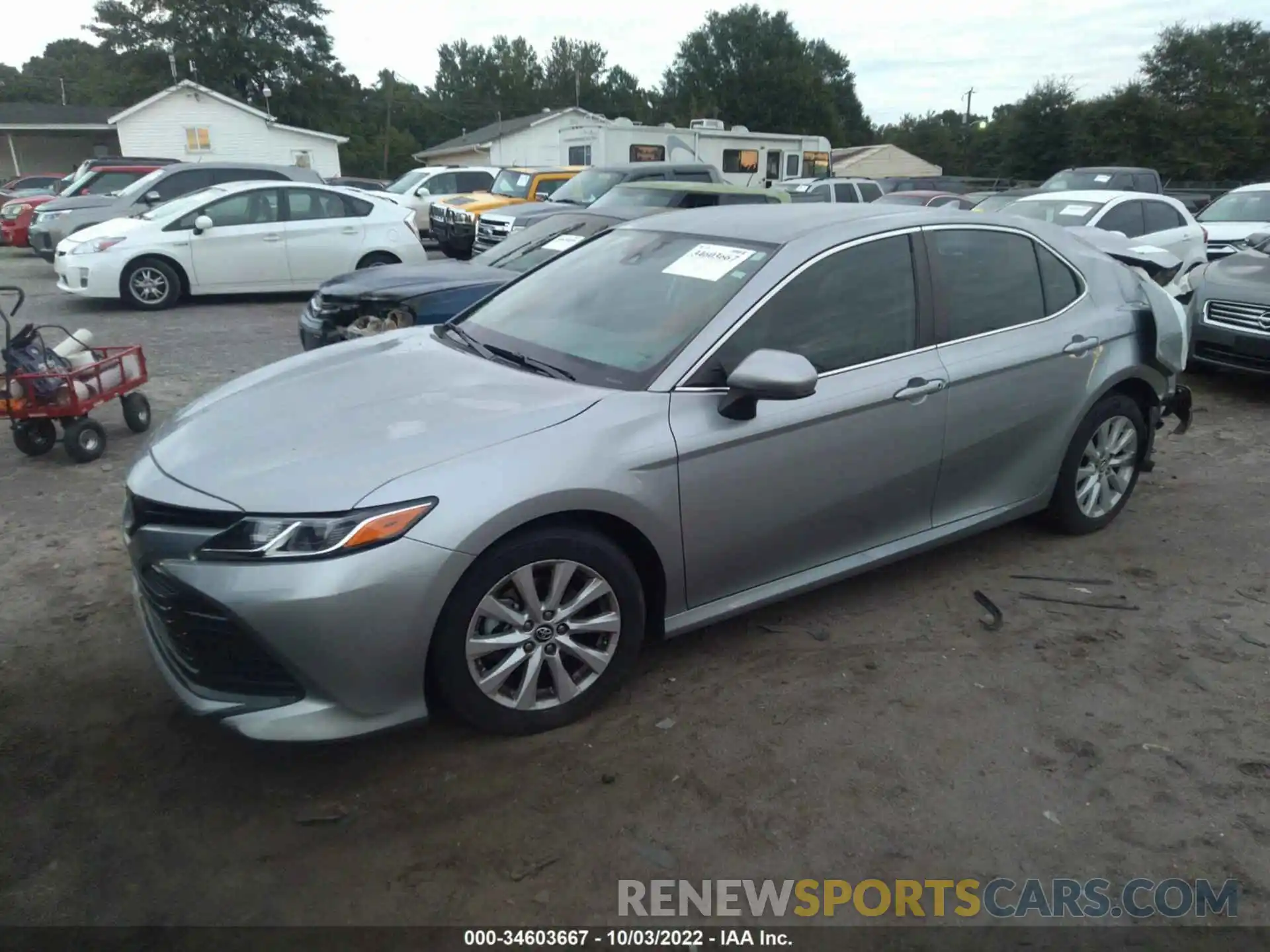 2 Photograph of a damaged car 4T1B11HK5KU245076 TOYOTA CAMRY 2019