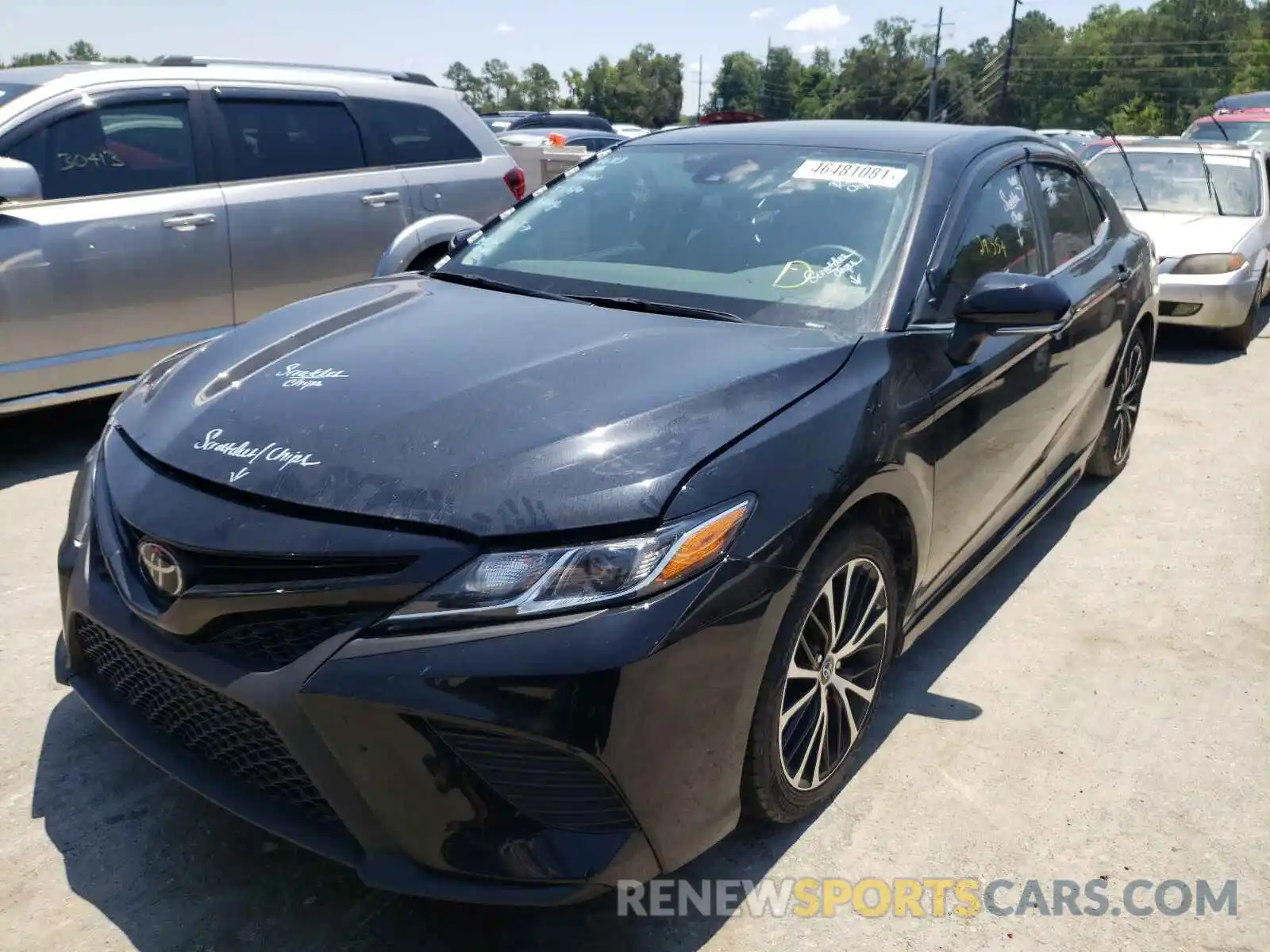 2 Photograph of a damaged car 4T1B11HK5KU246907 TOYOTA CAMRY 2019