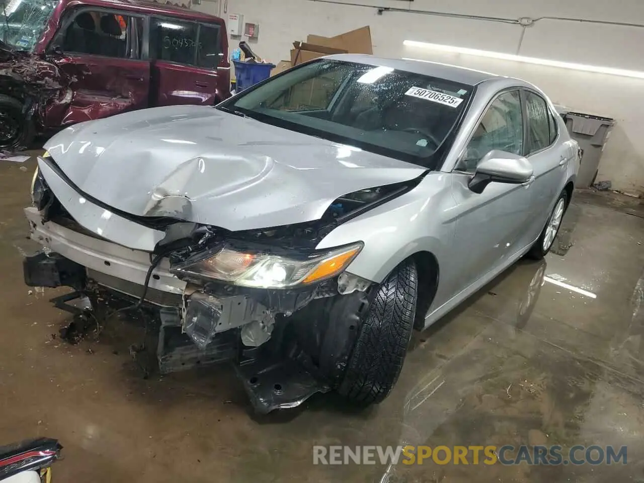 1 Photograph of a damaged car 4T1B11HK5KU247393 TOYOTA CAMRY 2019