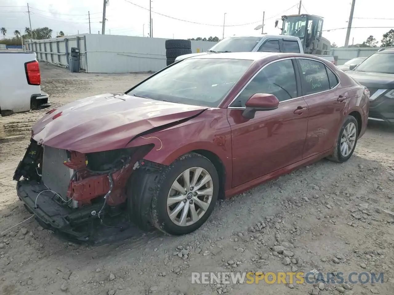 1 Photograph of a damaged car 4T1B11HK5KU250892 TOYOTA CAMRY 2019