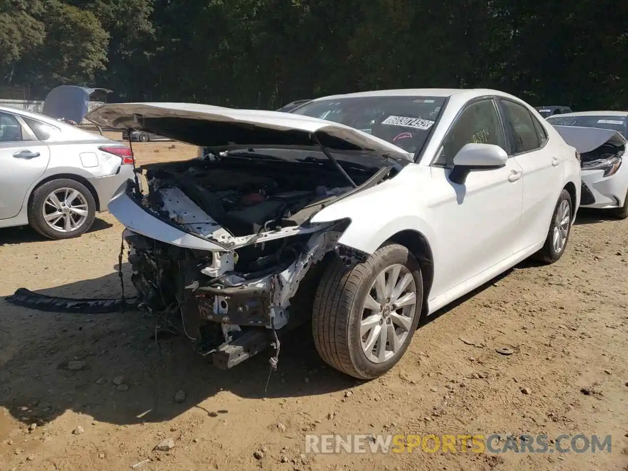 2 Photograph of a damaged car 4T1B11HK5KU257342 TOYOTA CAMRY 2019