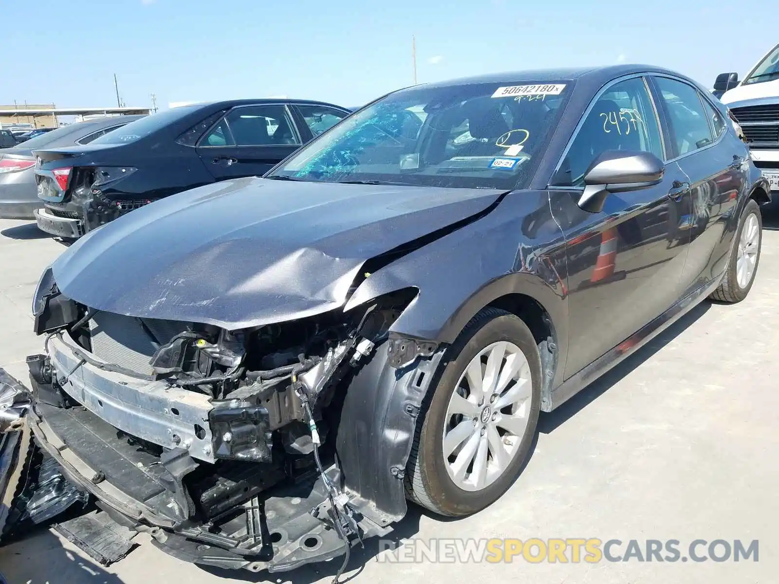 2 Photograph of a damaged car 4T1B11HK5KU257731 TOYOTA CAMRY 2019