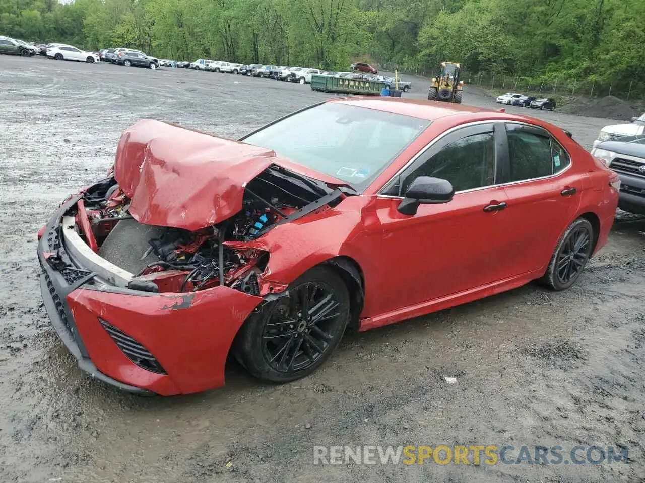 1 Photograph of a damaged car 4T1B11HK5KU258684 TOYOTA CAMRY 2019