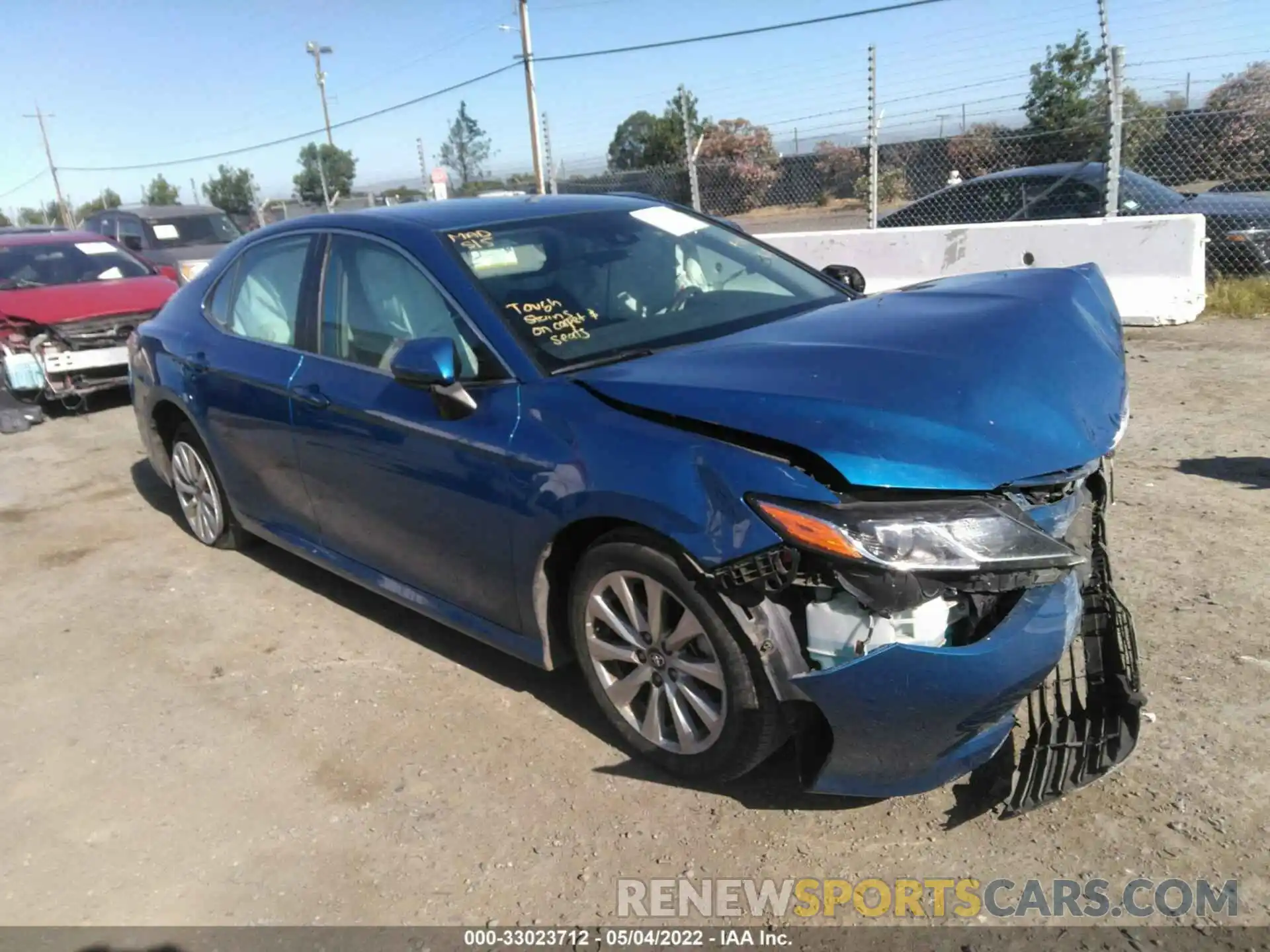 1 Photograph of a damaged car 4T1B11HK5KU261066 TOYOTA CAMRY 2019