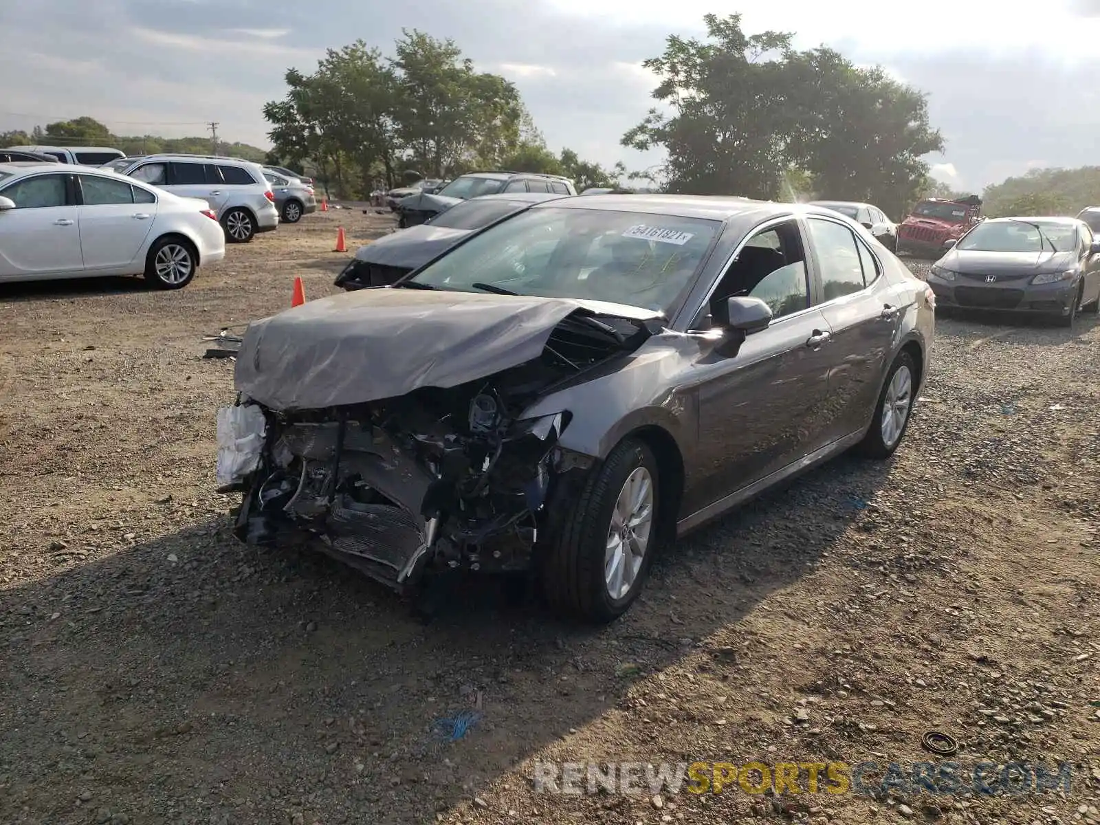 2 Photograph of a damaged car 4T1B11HK5KU261925 TOYOTA CAMRY 2019