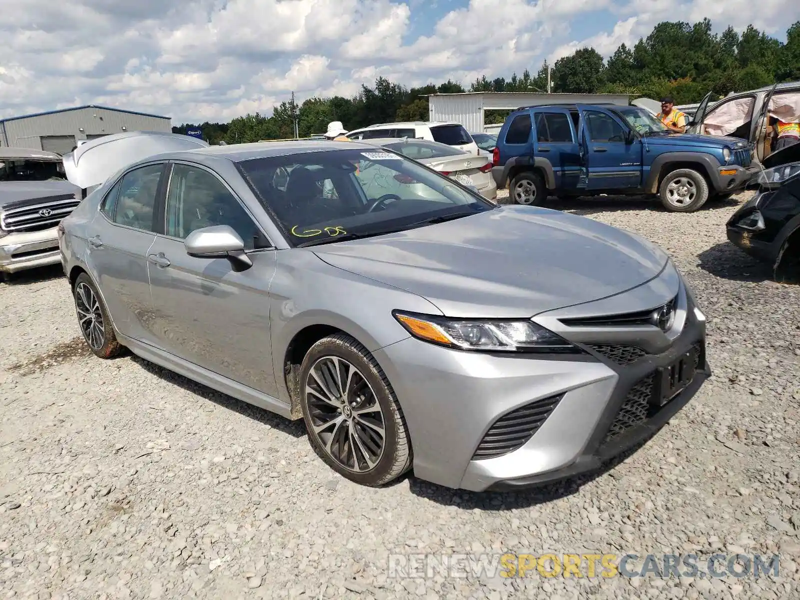 1 Photograph of a damaged car 4T1B11HK5KU265697 TOYOTA CAMRY 2019