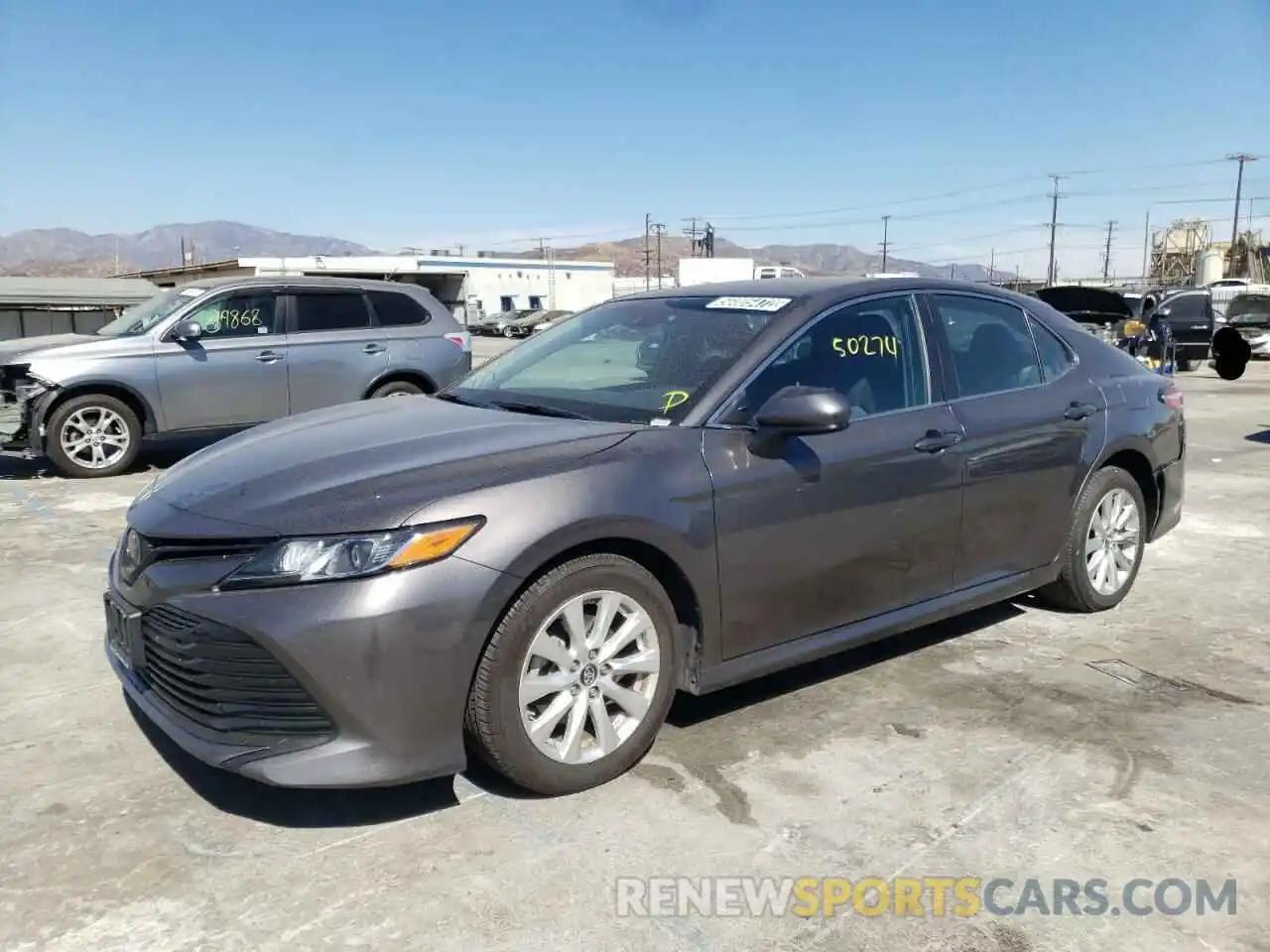 2 Photograph of a damaged car 4T1B11HK5KU266168 TOYOTA CAMRY 2019