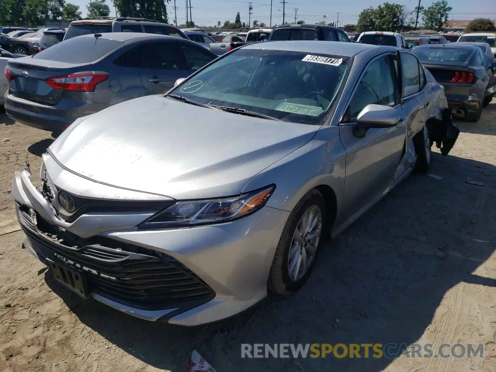 2 Photograph of a damaged car 4T1B11HK5KU268356 TOYOTA CAMRY 2019