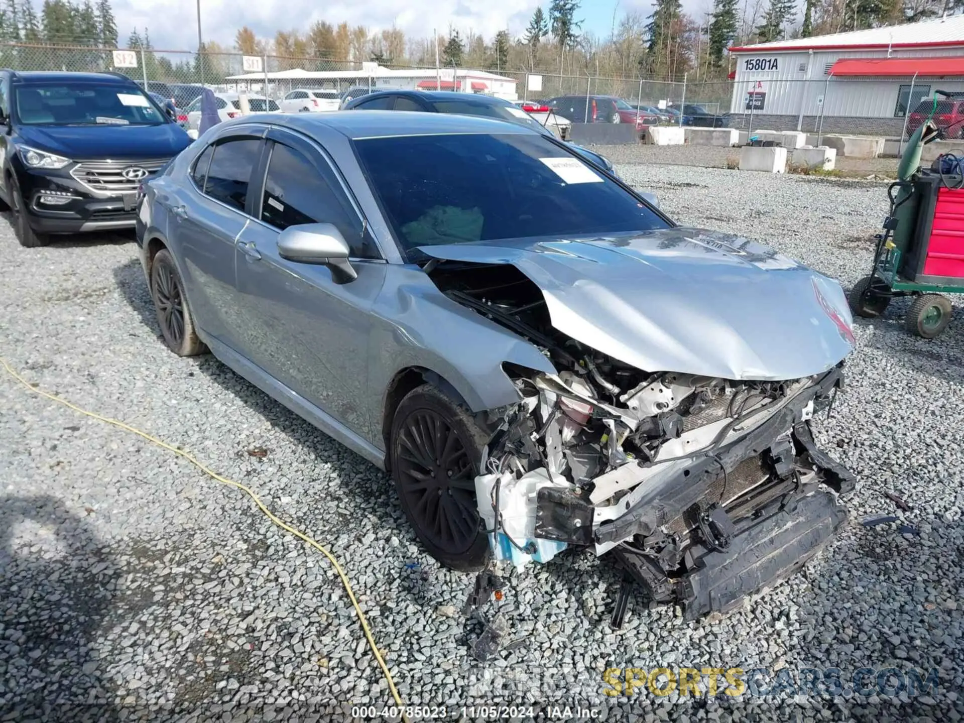 1 Photograph of a damaged car 4T1B11HK5KU274903 TOYOTA CAMRY 2019
