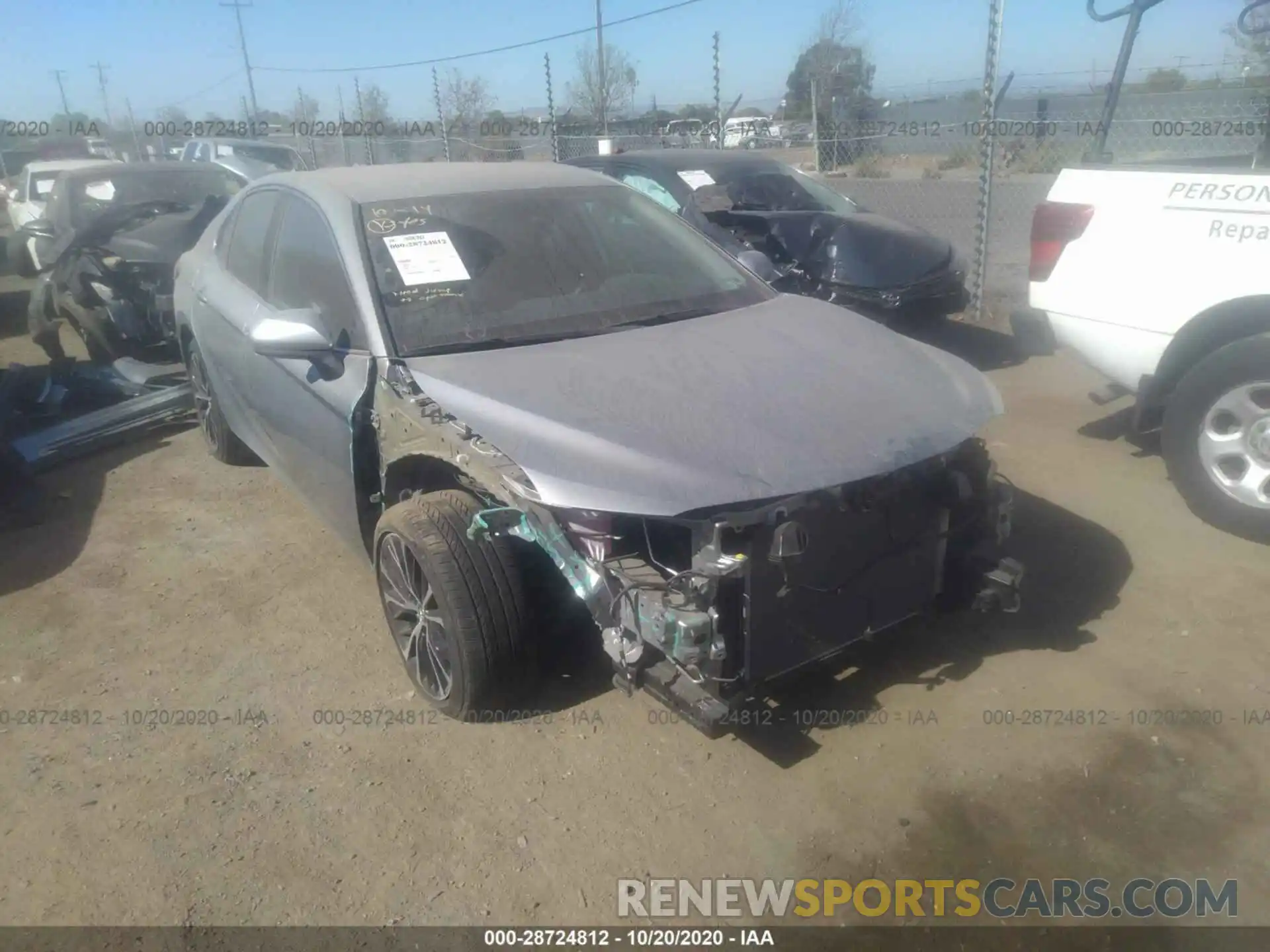 1 Photograph of a damaged car 4T1B11HK5KU278529 TOYOTA CAMRY 2019